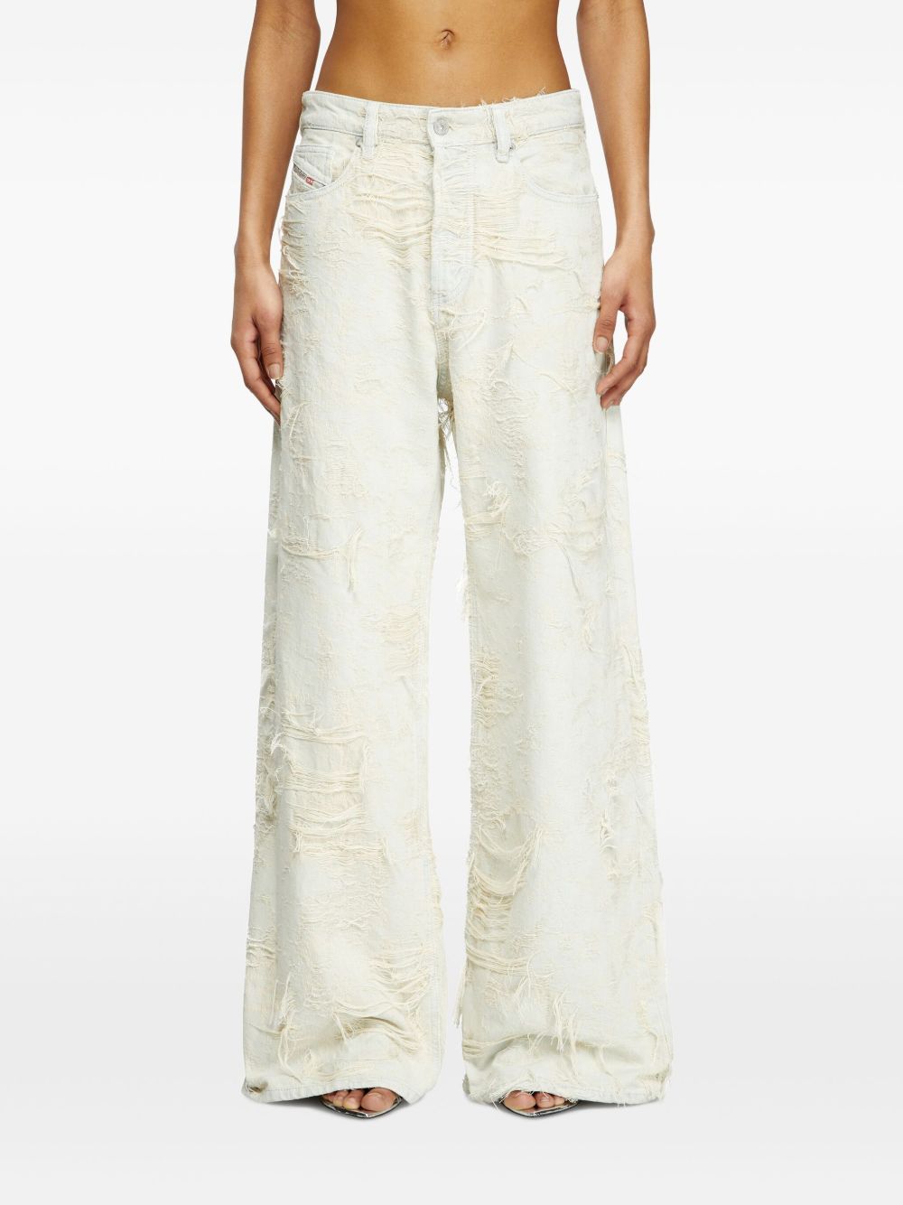 Diesel wide leg relaxed jeans