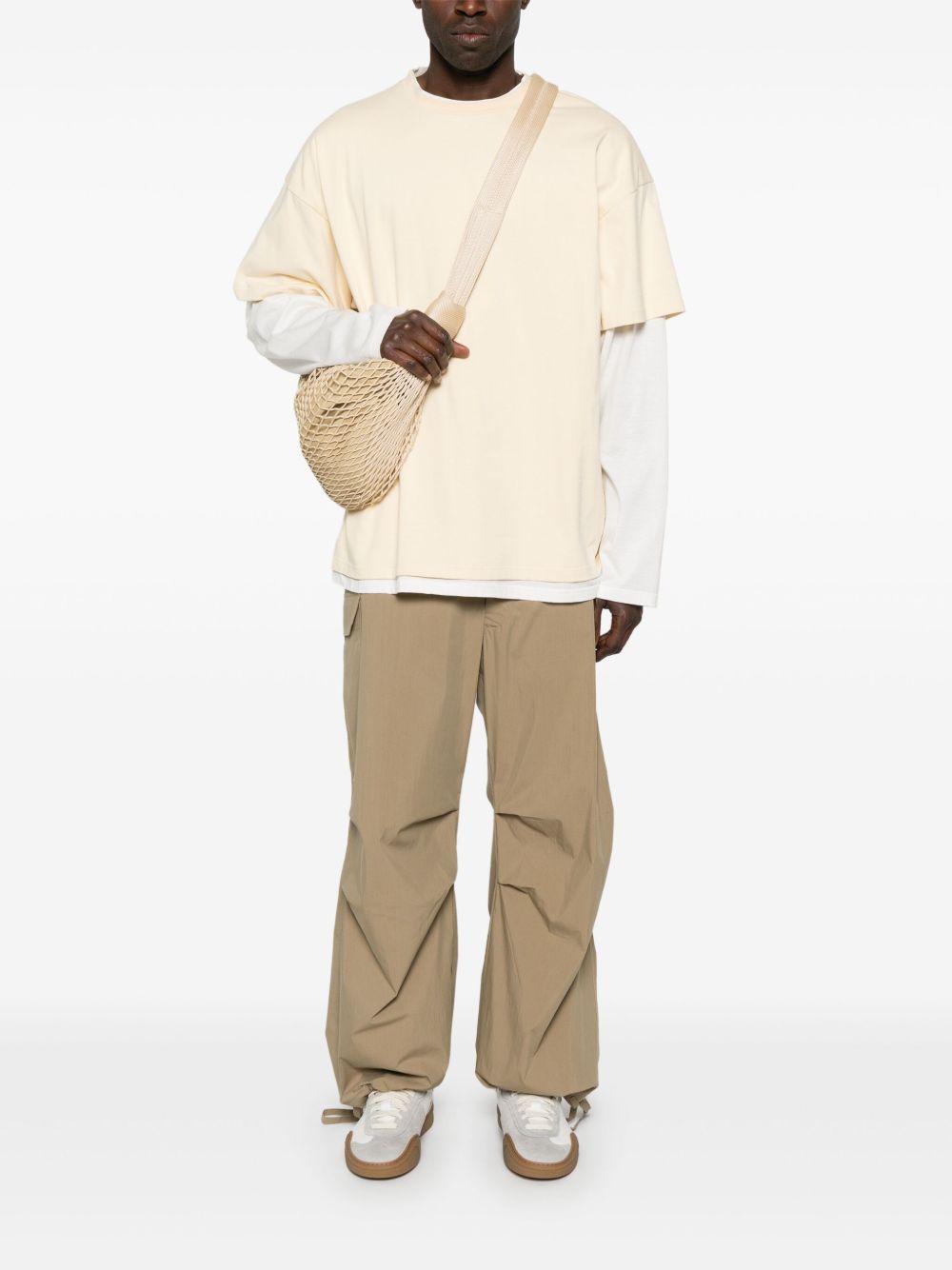 Parosh straight cargo trousers