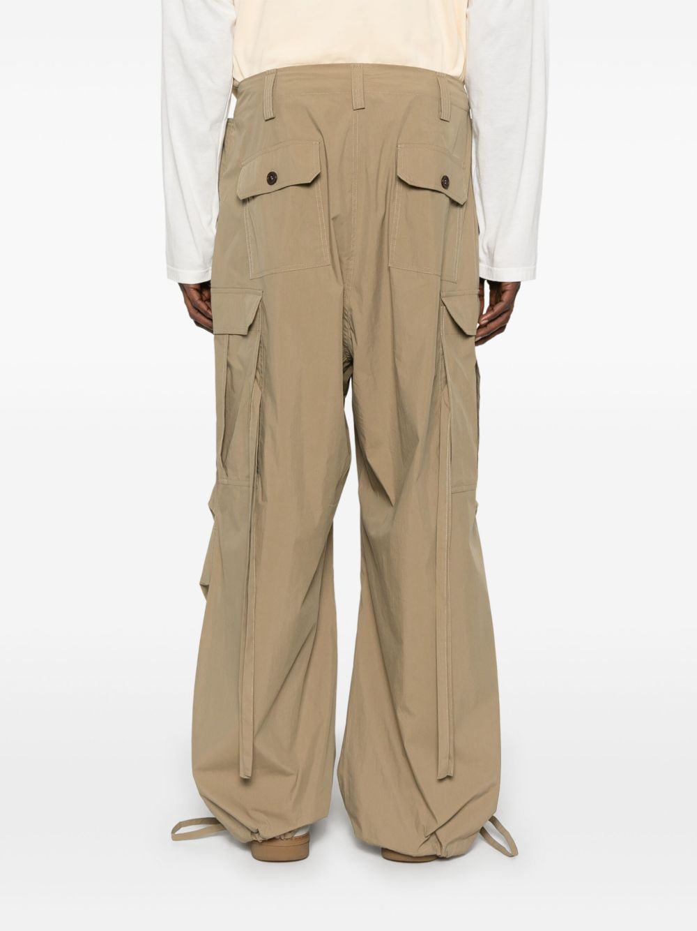 Parosh straight cargo trousers