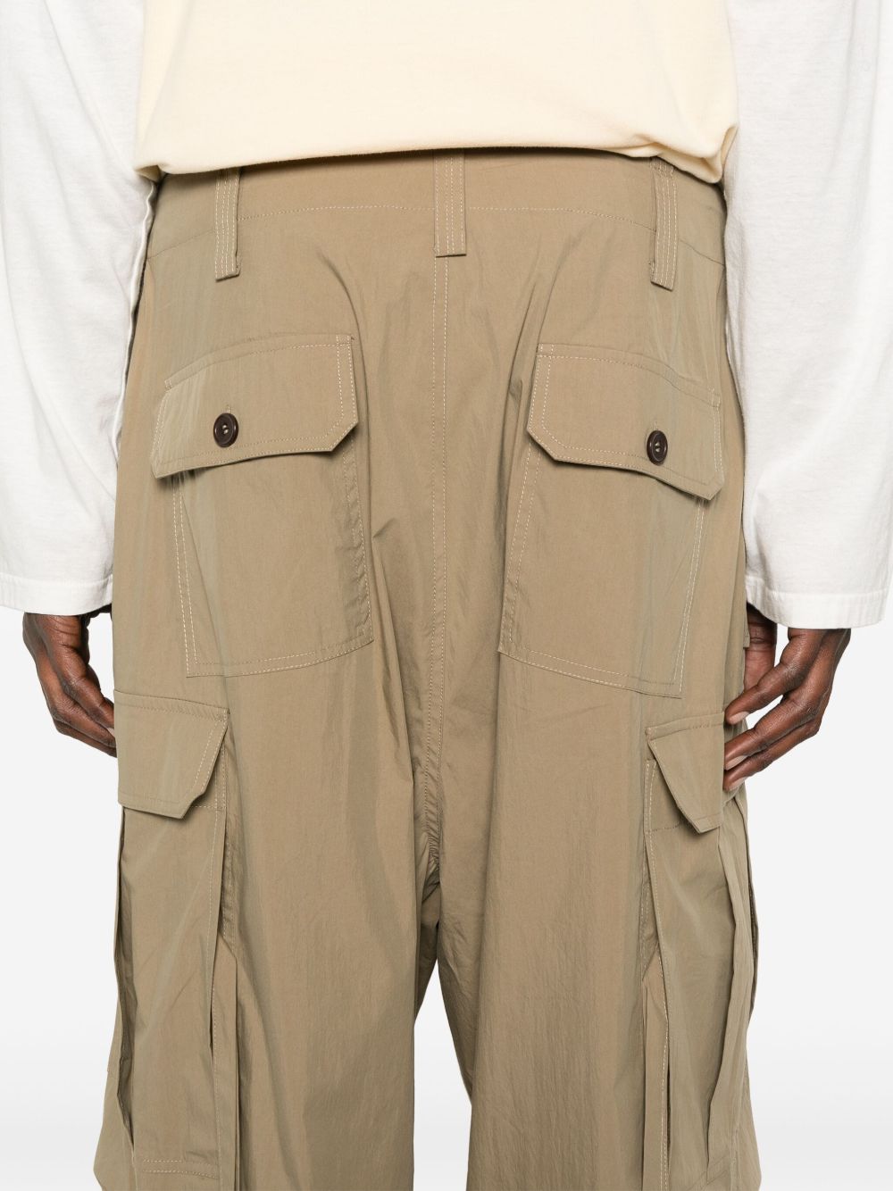 Parosh straight cargo trousers