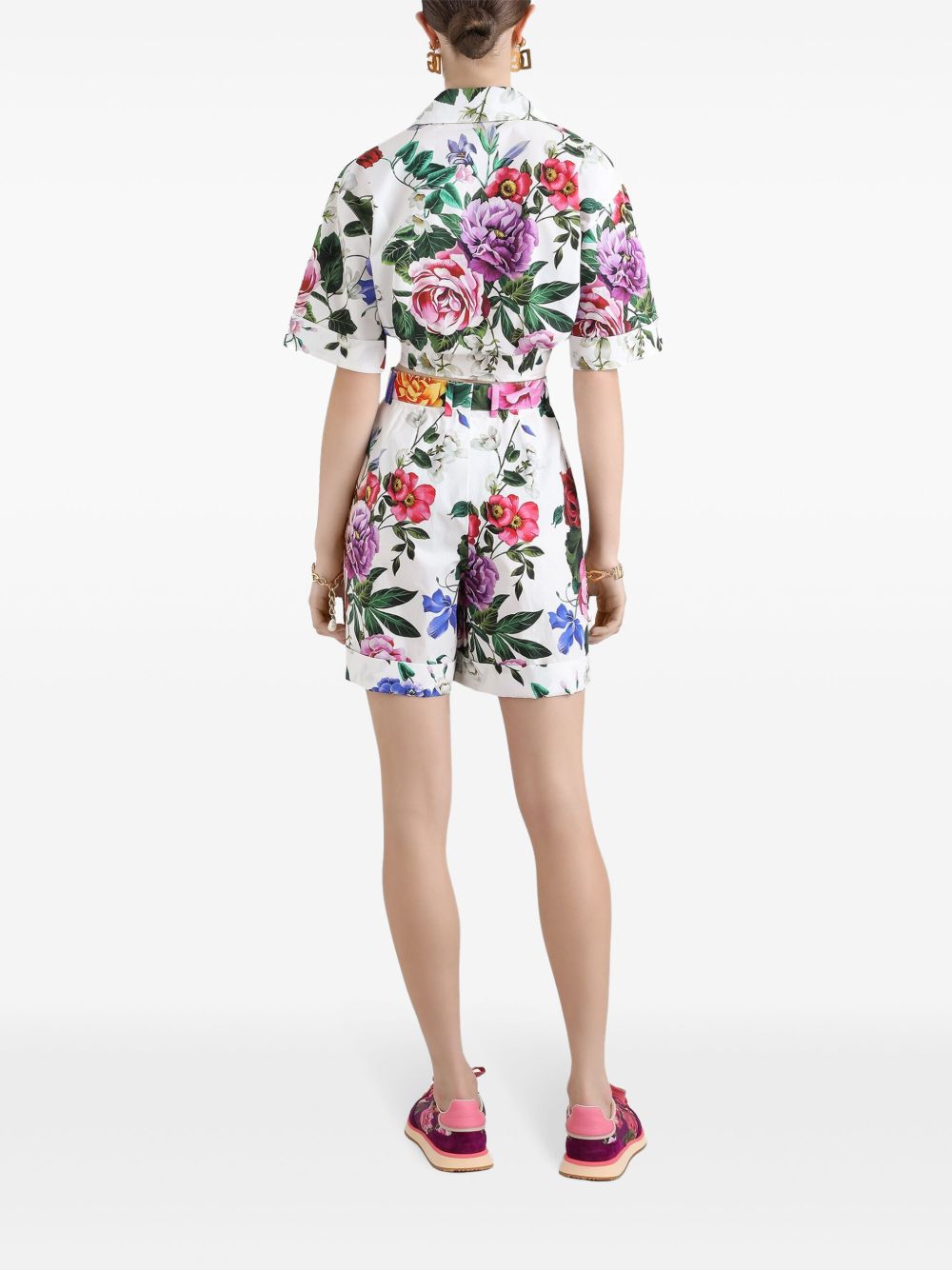 Dolce & Gabbana floral print shorts