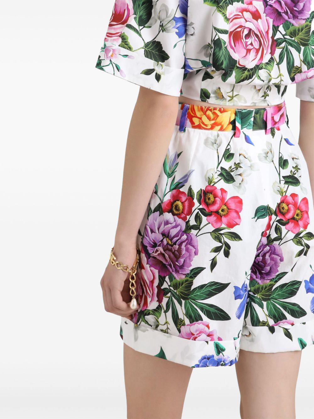 Dolce & Gabbana floral print shorts