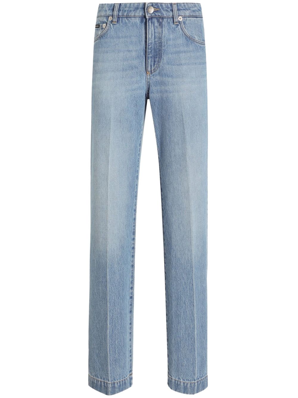 Dolce & Gabbana loose denim jeans with broken crease