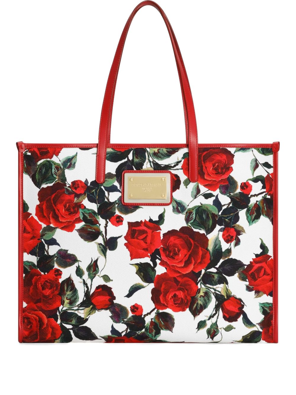 Dolce & Gabbana Large Printed Tote Bag