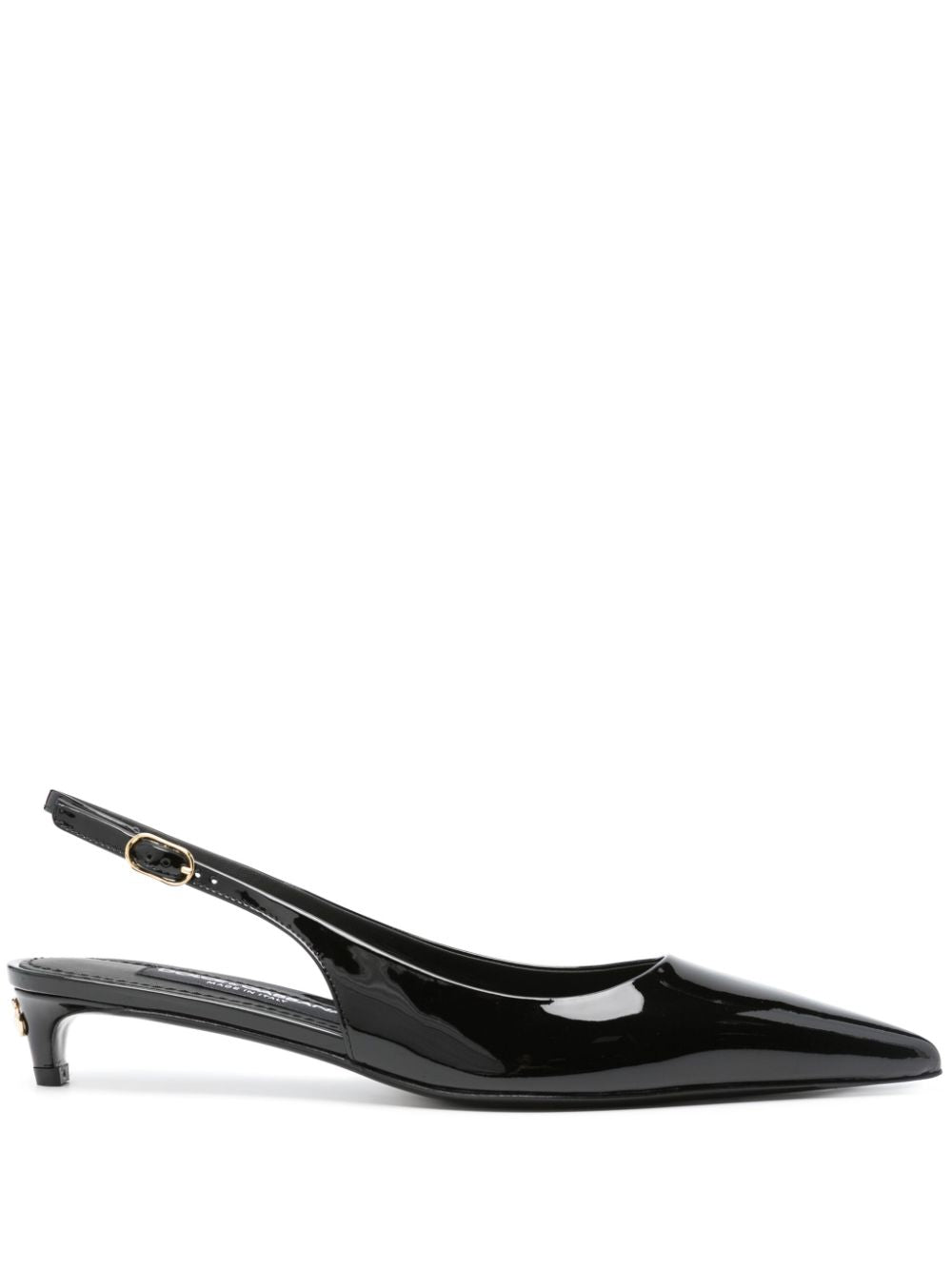 Dolce & Gabbana 40mm patent slingback pumps