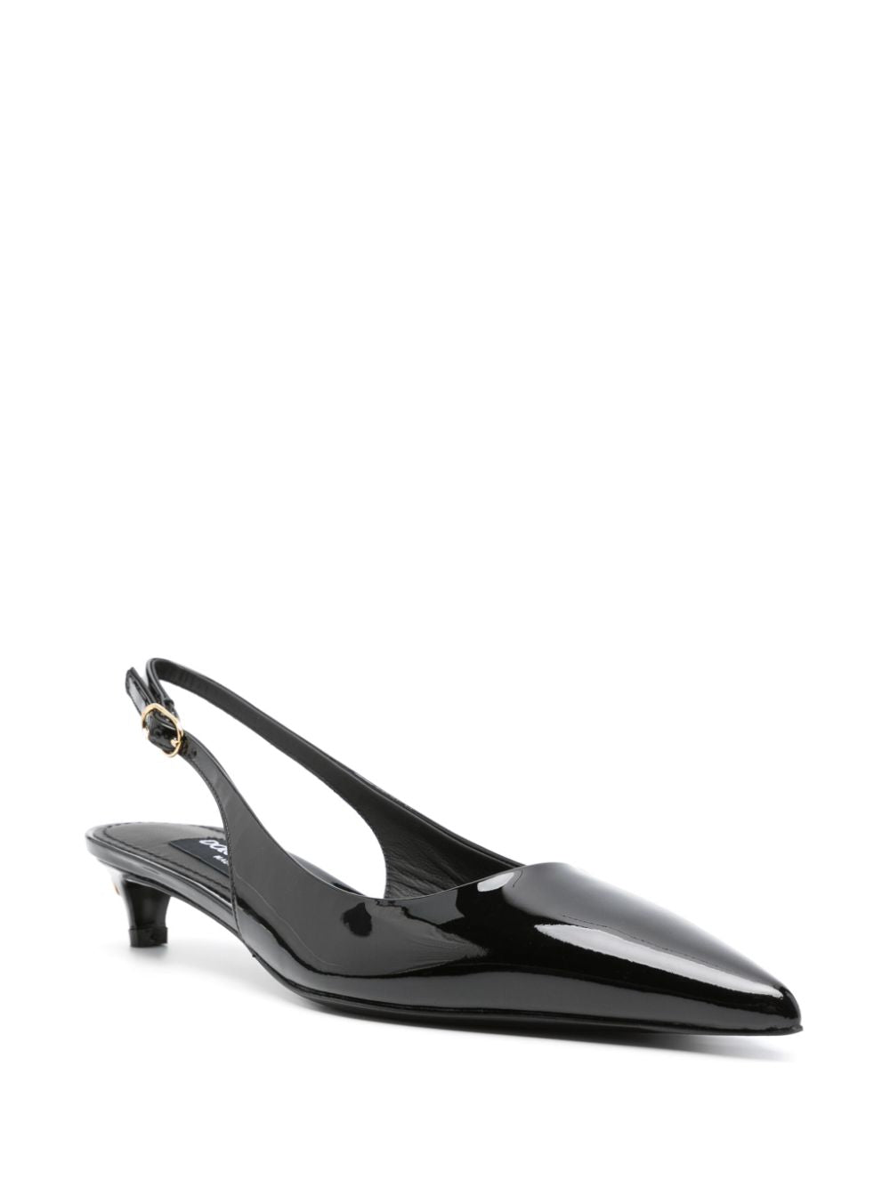 Dolce & Gabbana 40mm patent slingback pumps