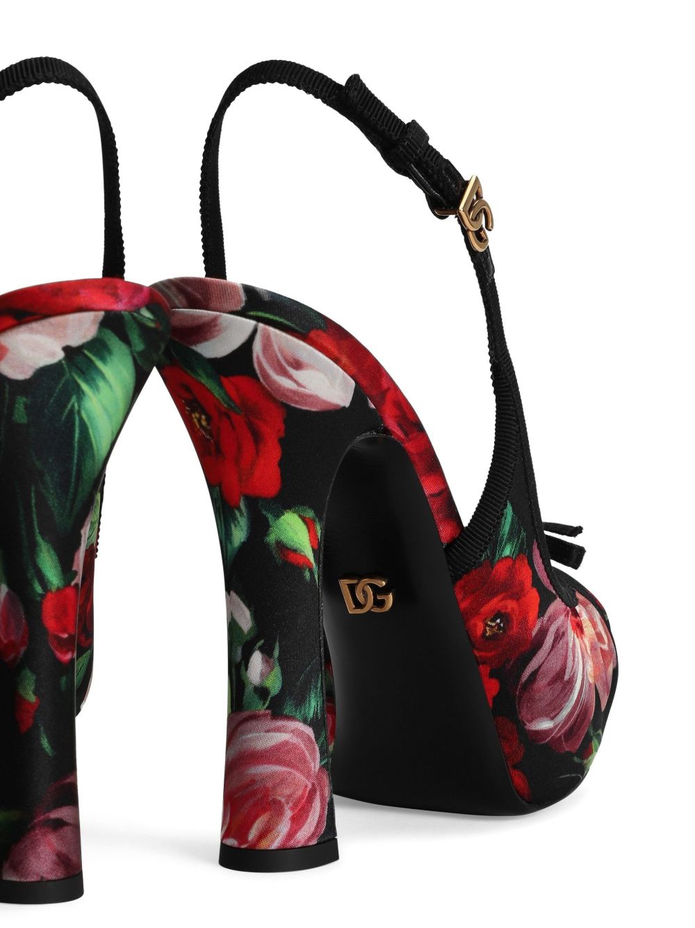 Dolce & Gabbana satin slingbacks