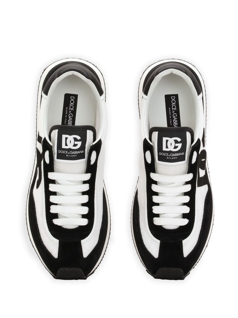 Dolce & Gabbana DG cushion sneakers in mixed materials