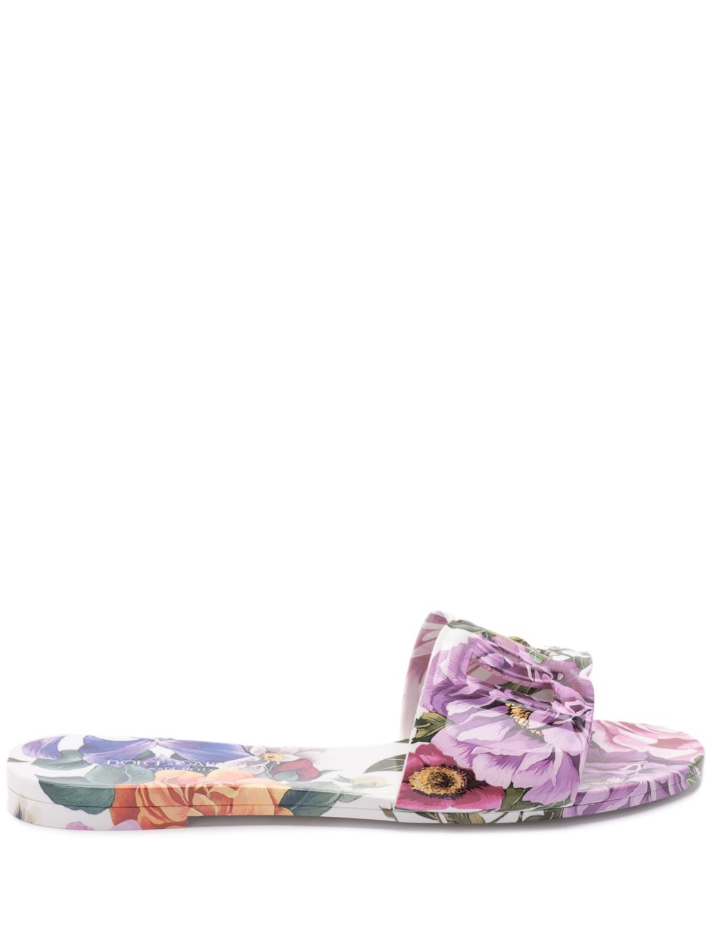 Dolce & Gabbana floral-print slides