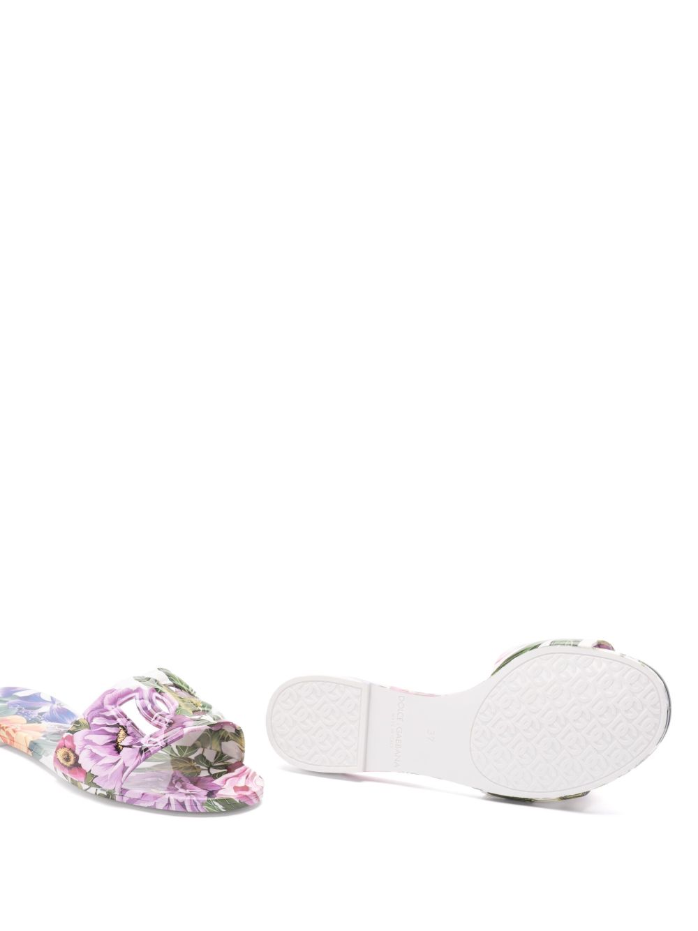 Dolce & Gabbana floral-print slides