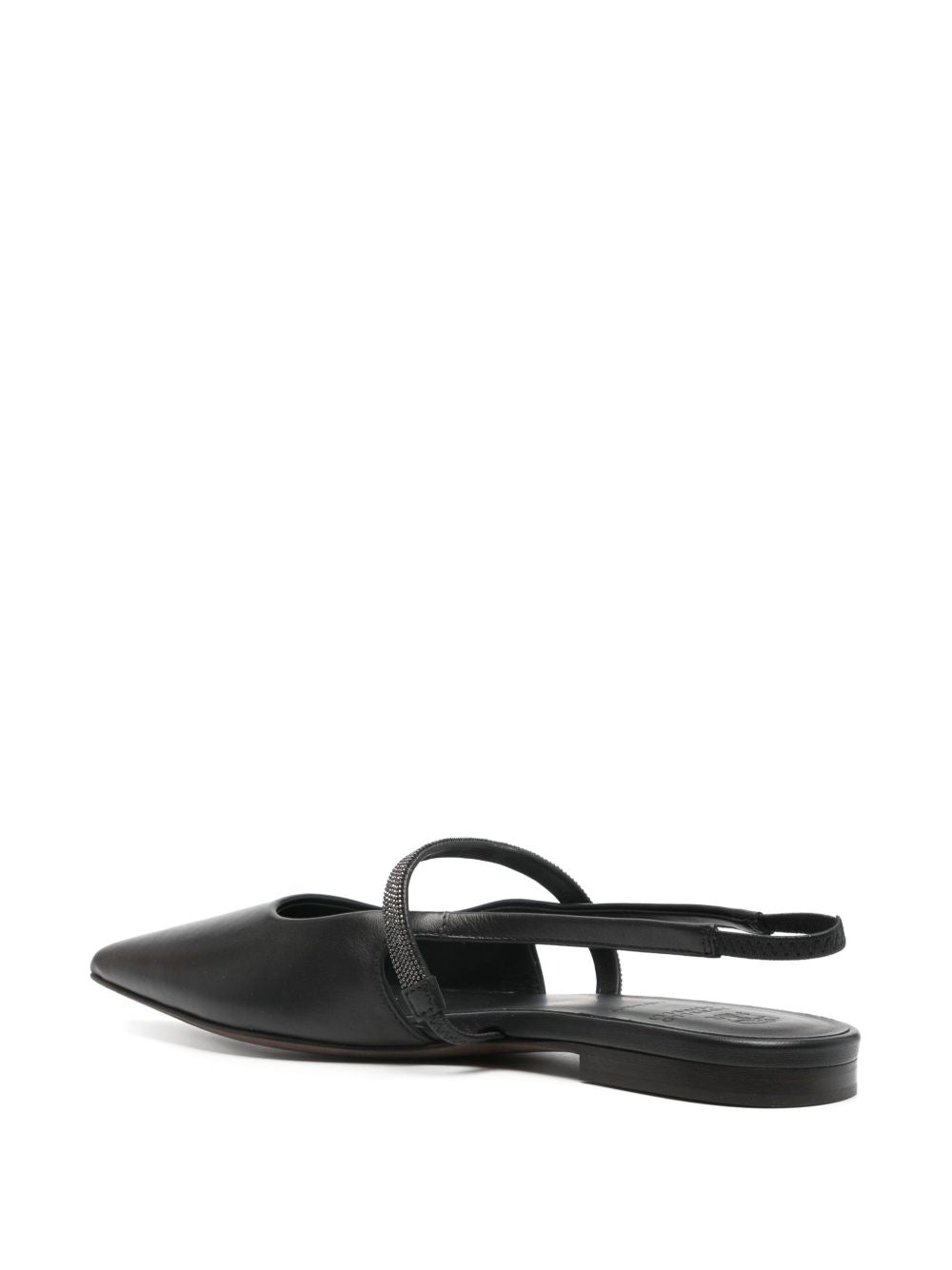 Brunello Cucinelli Monili-chain ballerina shoes