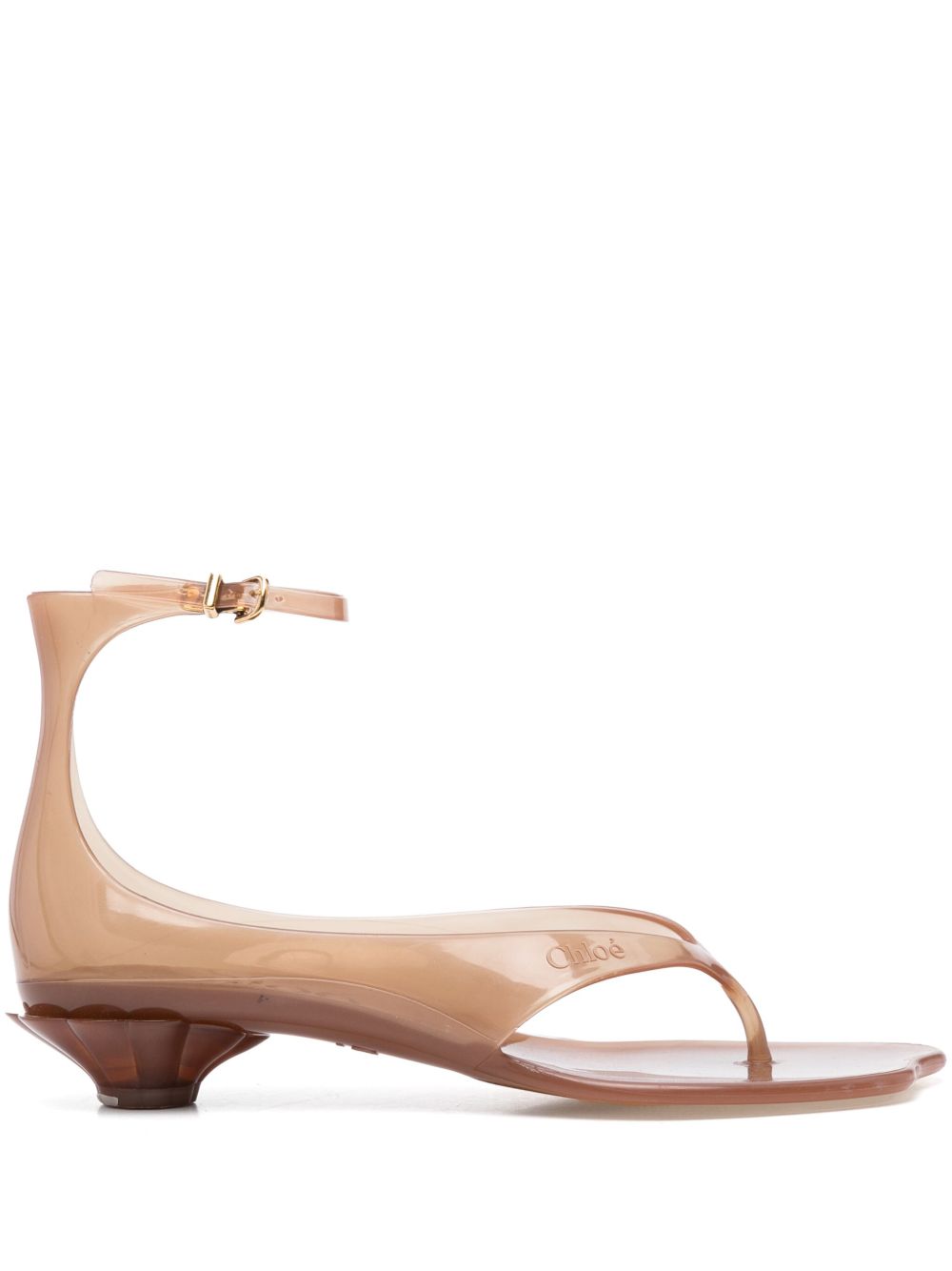 Chloè Sandals Leather Brown