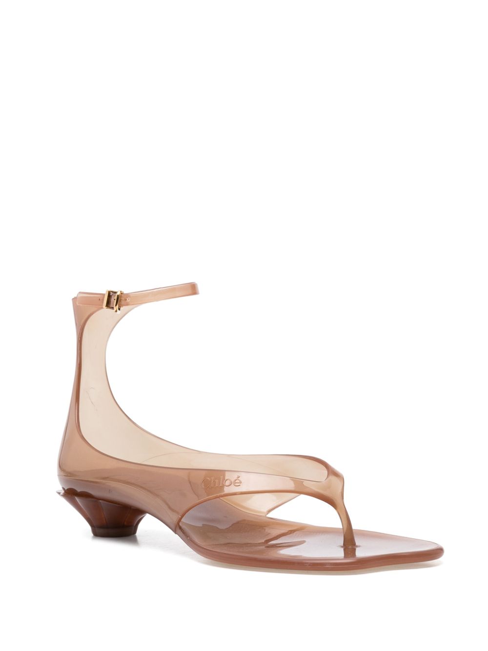 Chloè Sandals Leather Brown