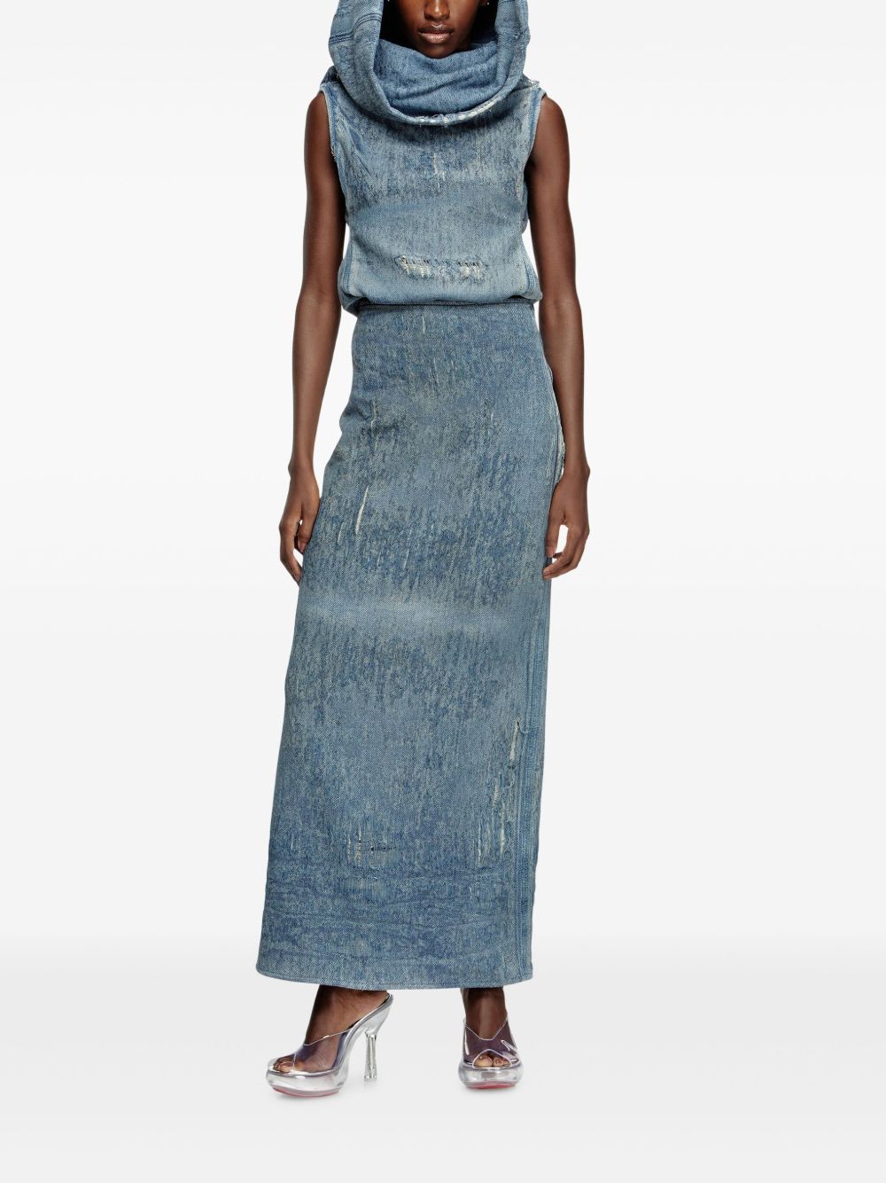 Diesel Skirts Clear Blue