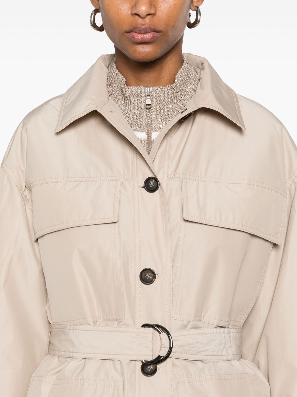 Brunello Cucinelli Coats Beige