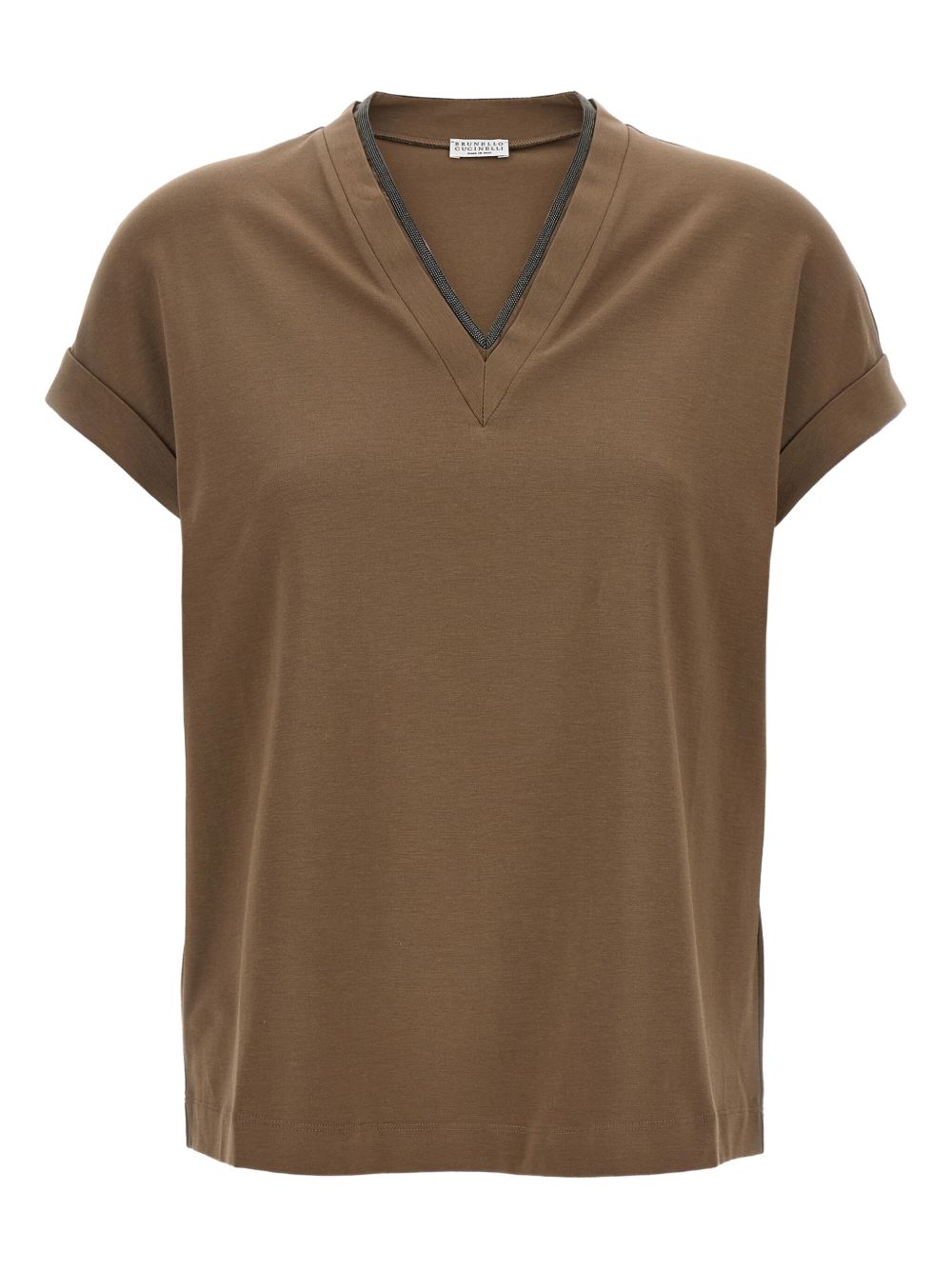 Brunello Cucinelli T-shirts and Polos Brown