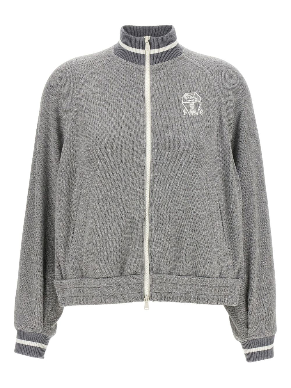 Brunello Cucinelli Sweaters Grey