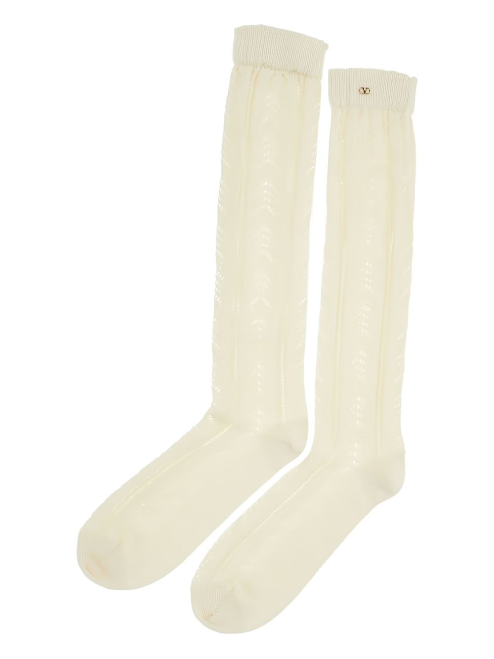 Valentino VLogo perforated socks