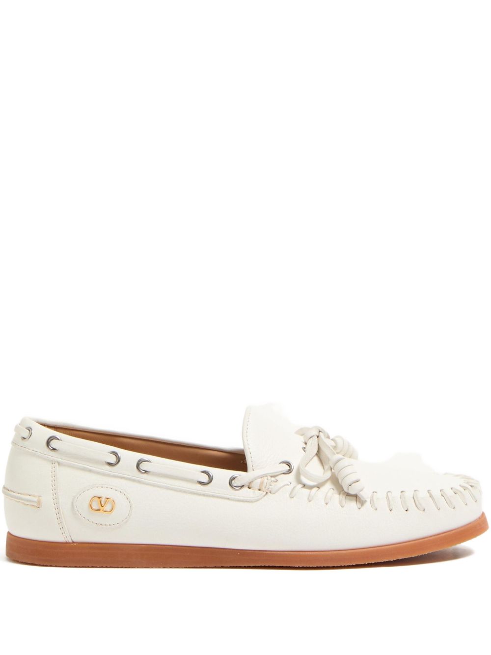 Valentino Garavani Palm Avenue Buffalo Boat Shoe