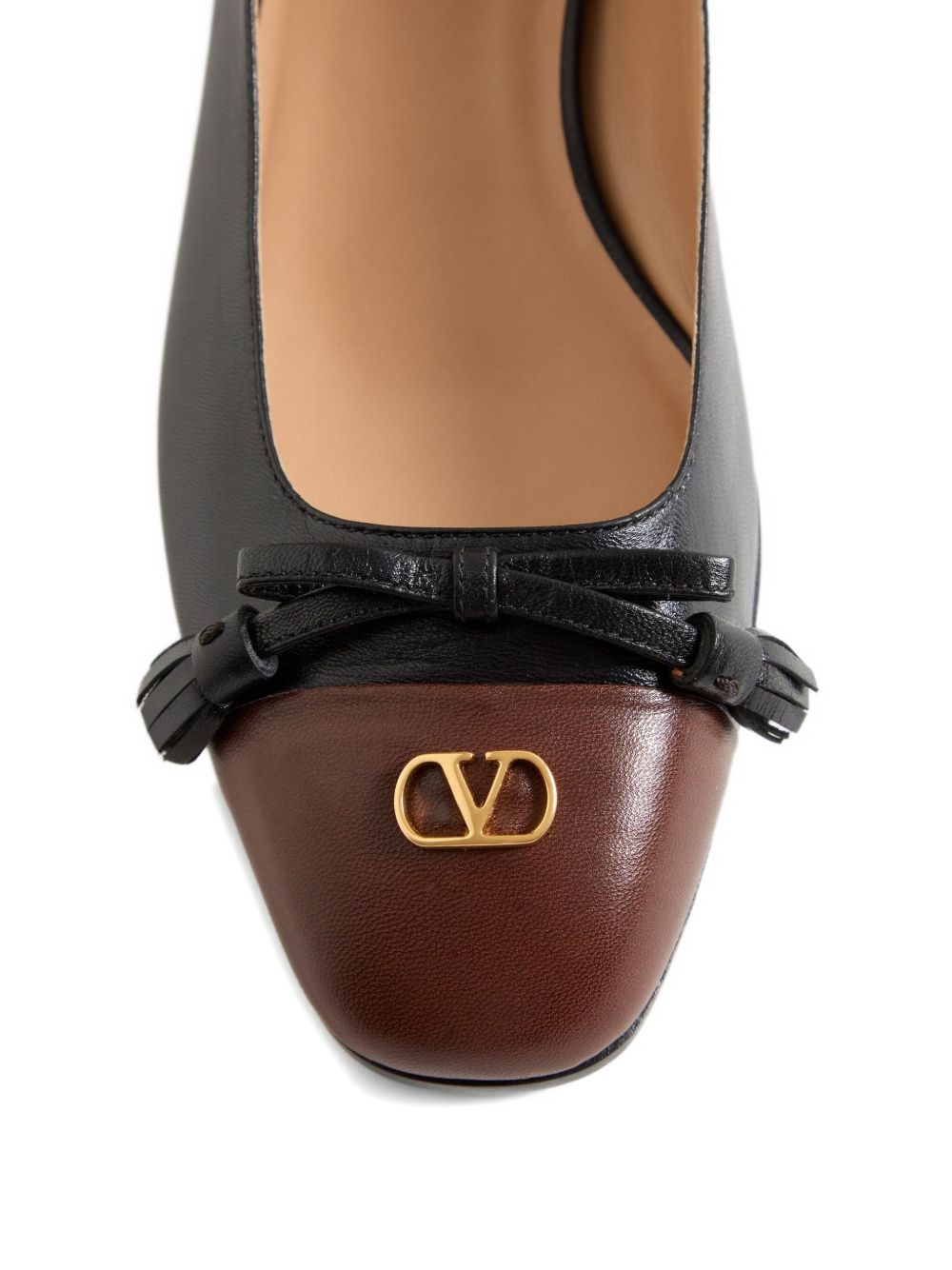 Valentino Garavani Valet Du Roi Ballerina In 25mm Kid