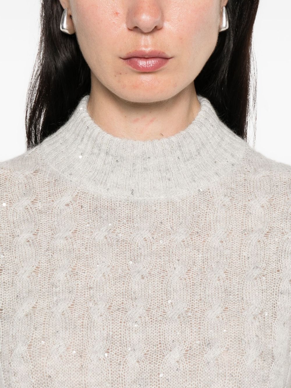 Brunello Cucinelli Sweaters Grey