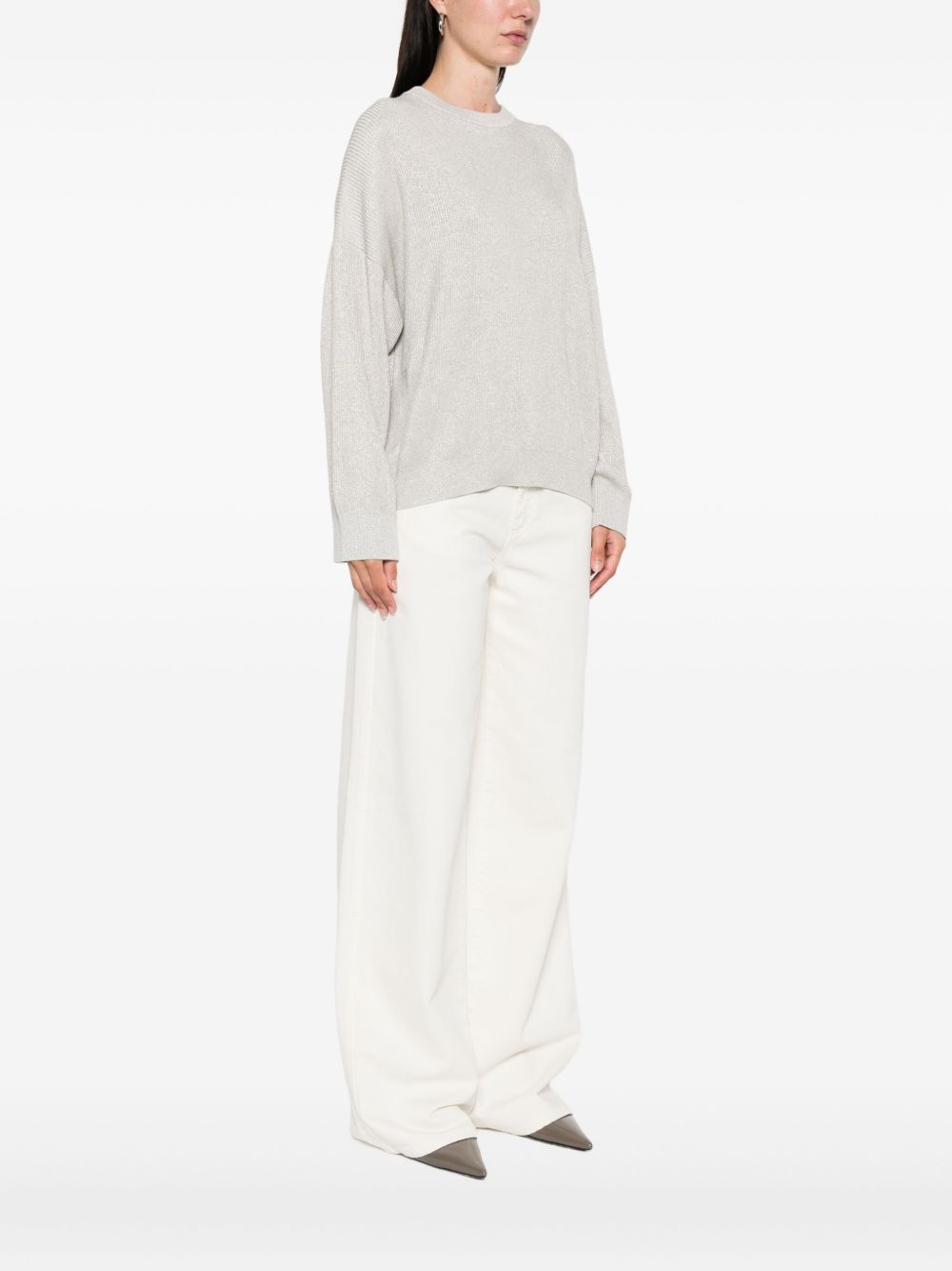 Brunello Cucinelli Sweaters Grey
