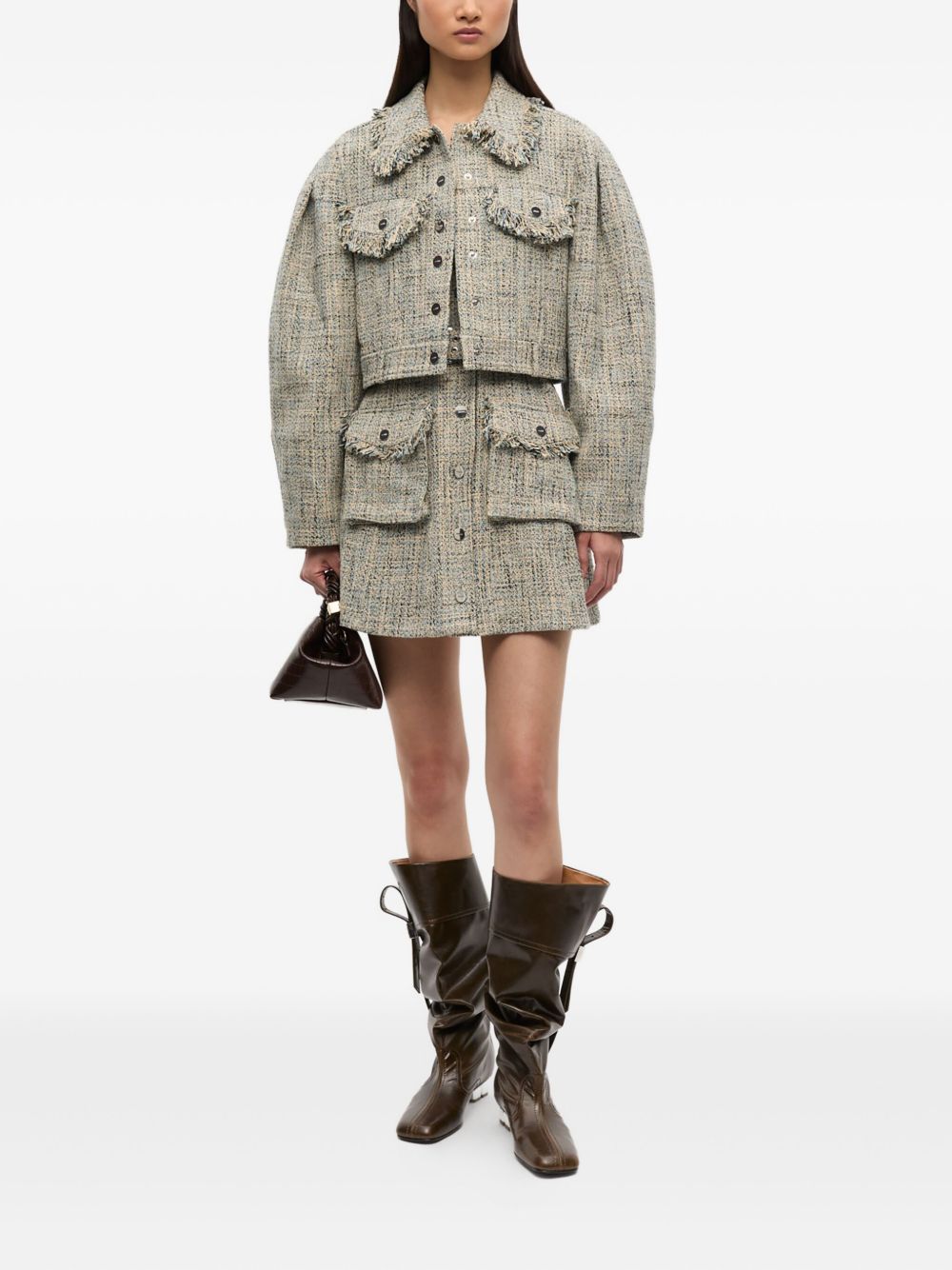 GANNI Jackets Beige