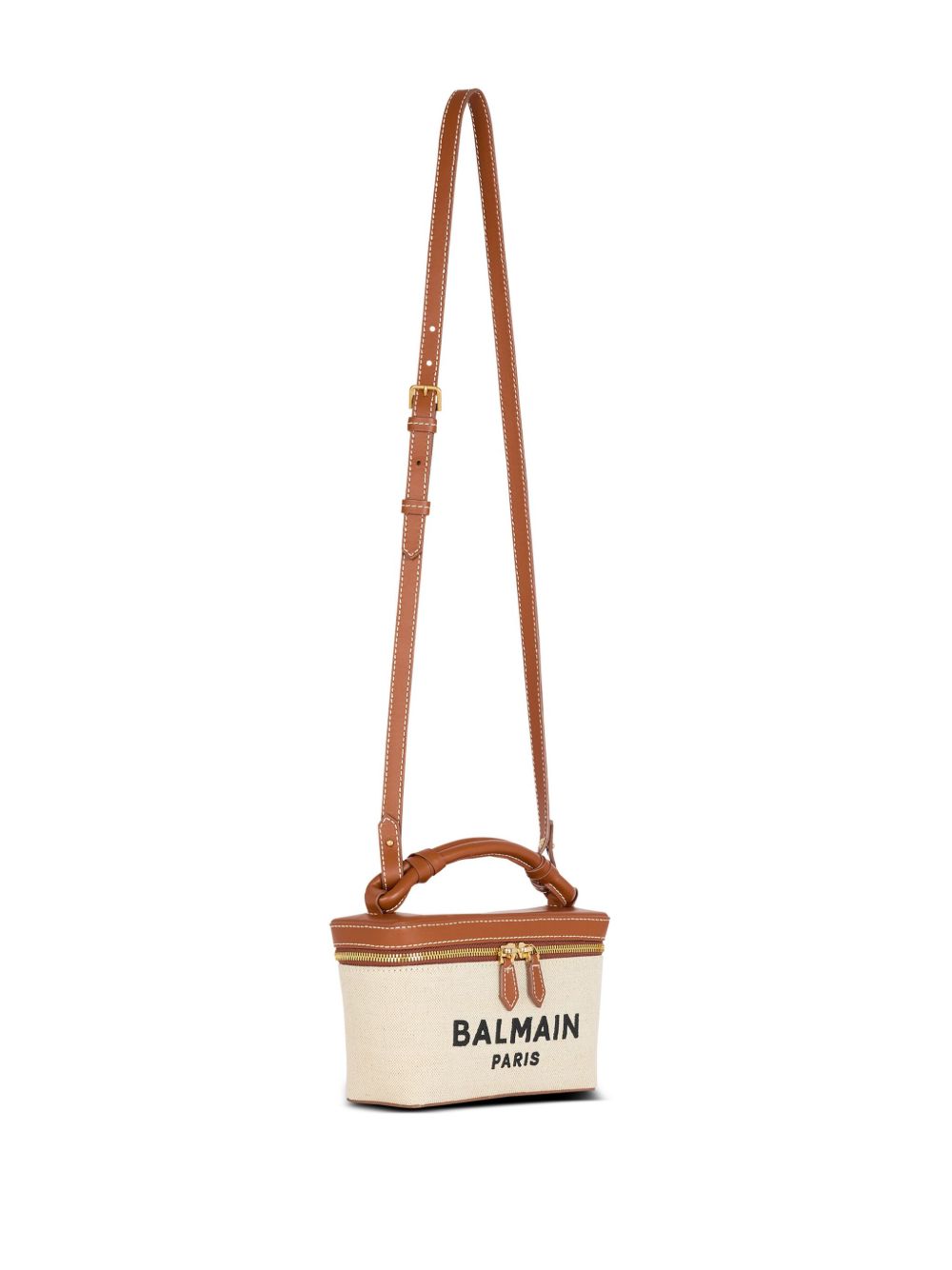 Balmain B-Army canvas vanity case