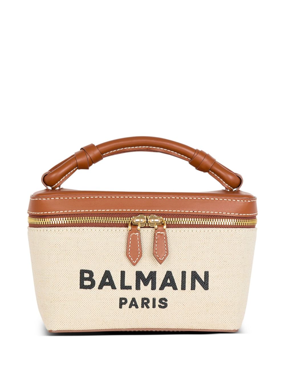 Balmain B-Army canvas vanity case