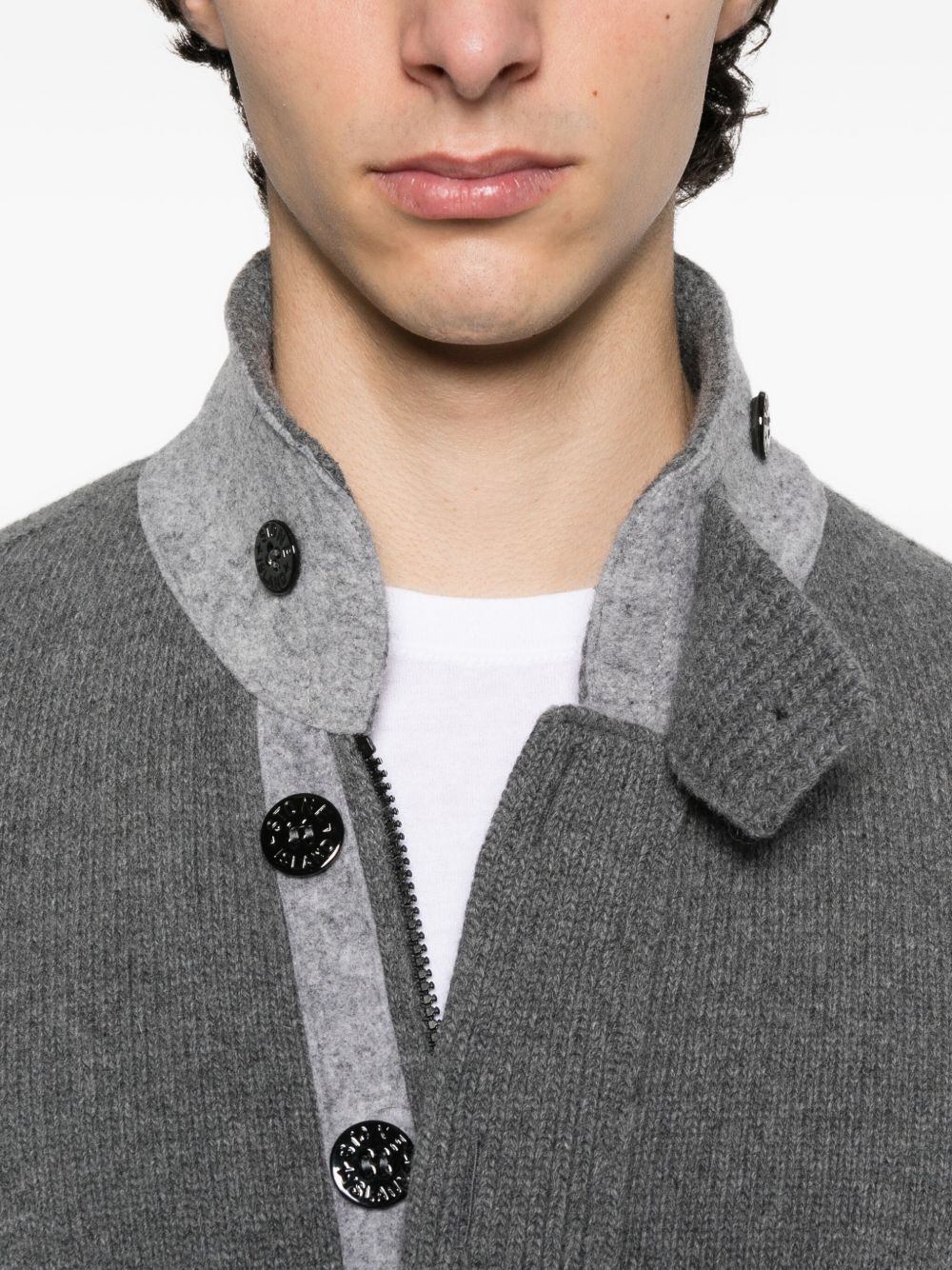 Stone Island Sweaters Grey