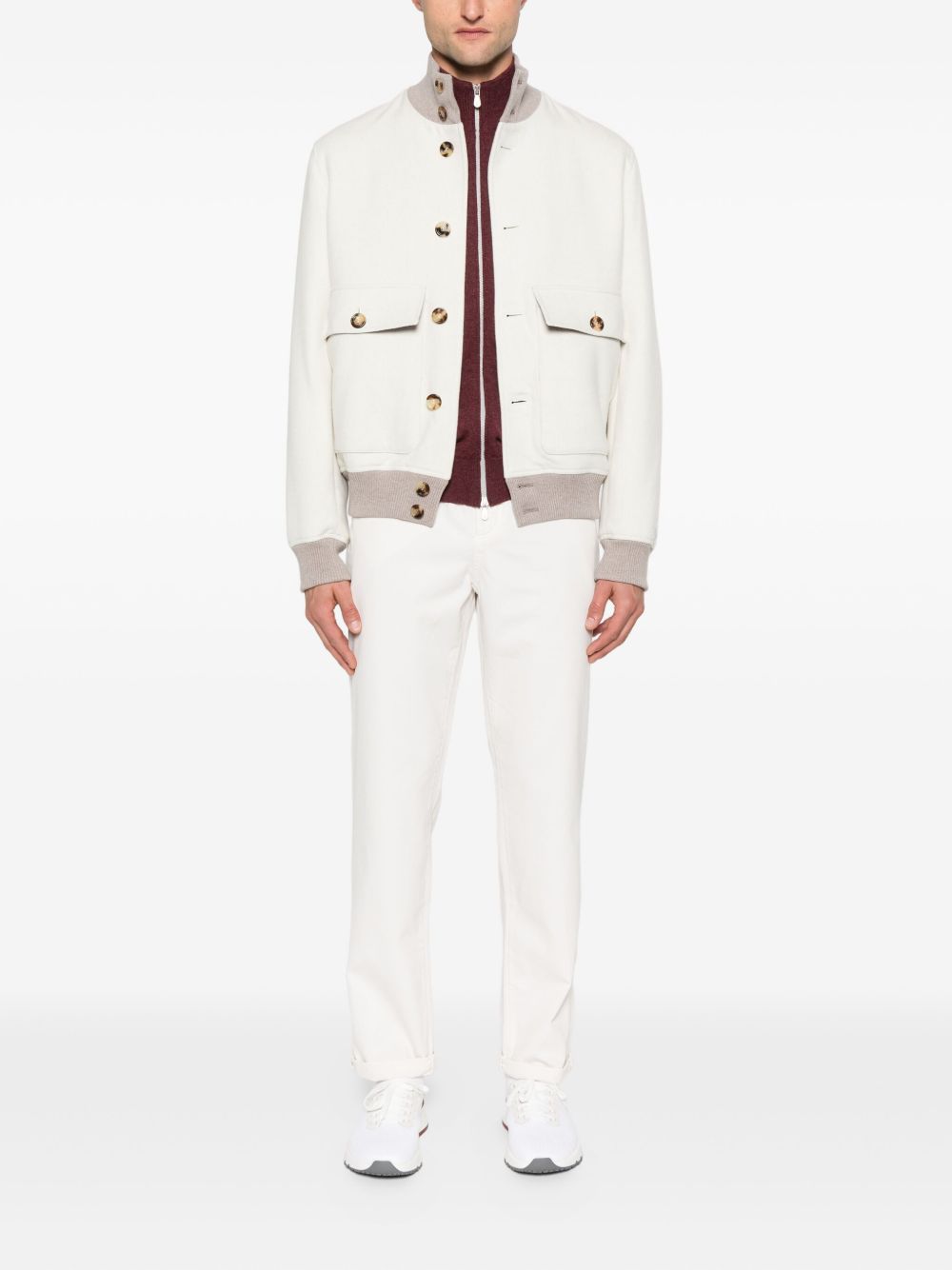 Brunello Cucinelli Trousers White