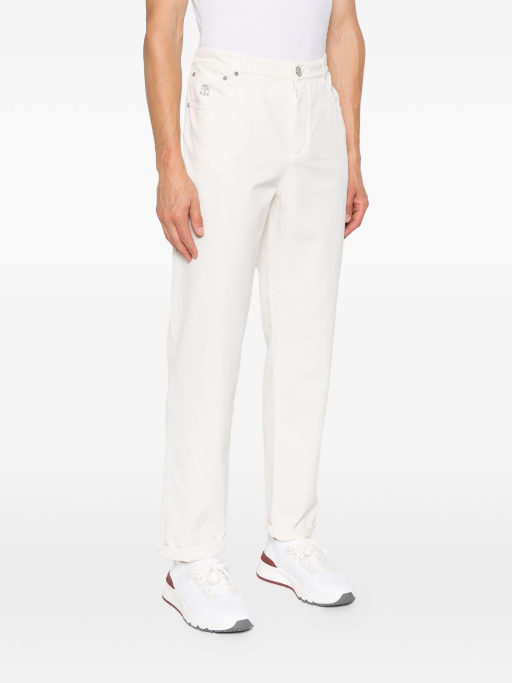 Brunello Cucinelli Trousers White