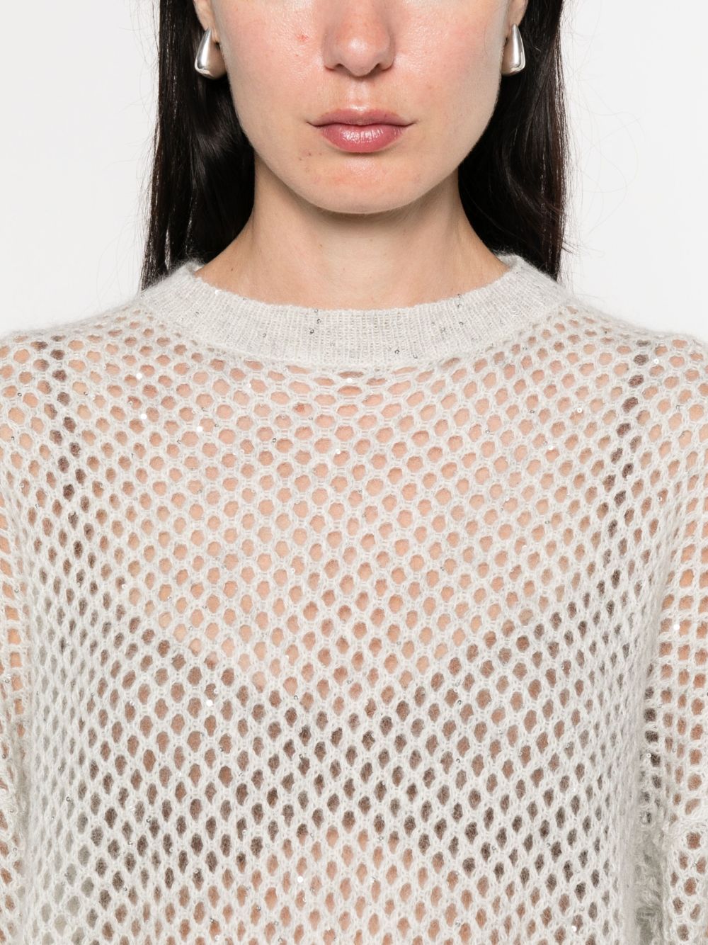 Brunello Cucinelli Sweaters Grey