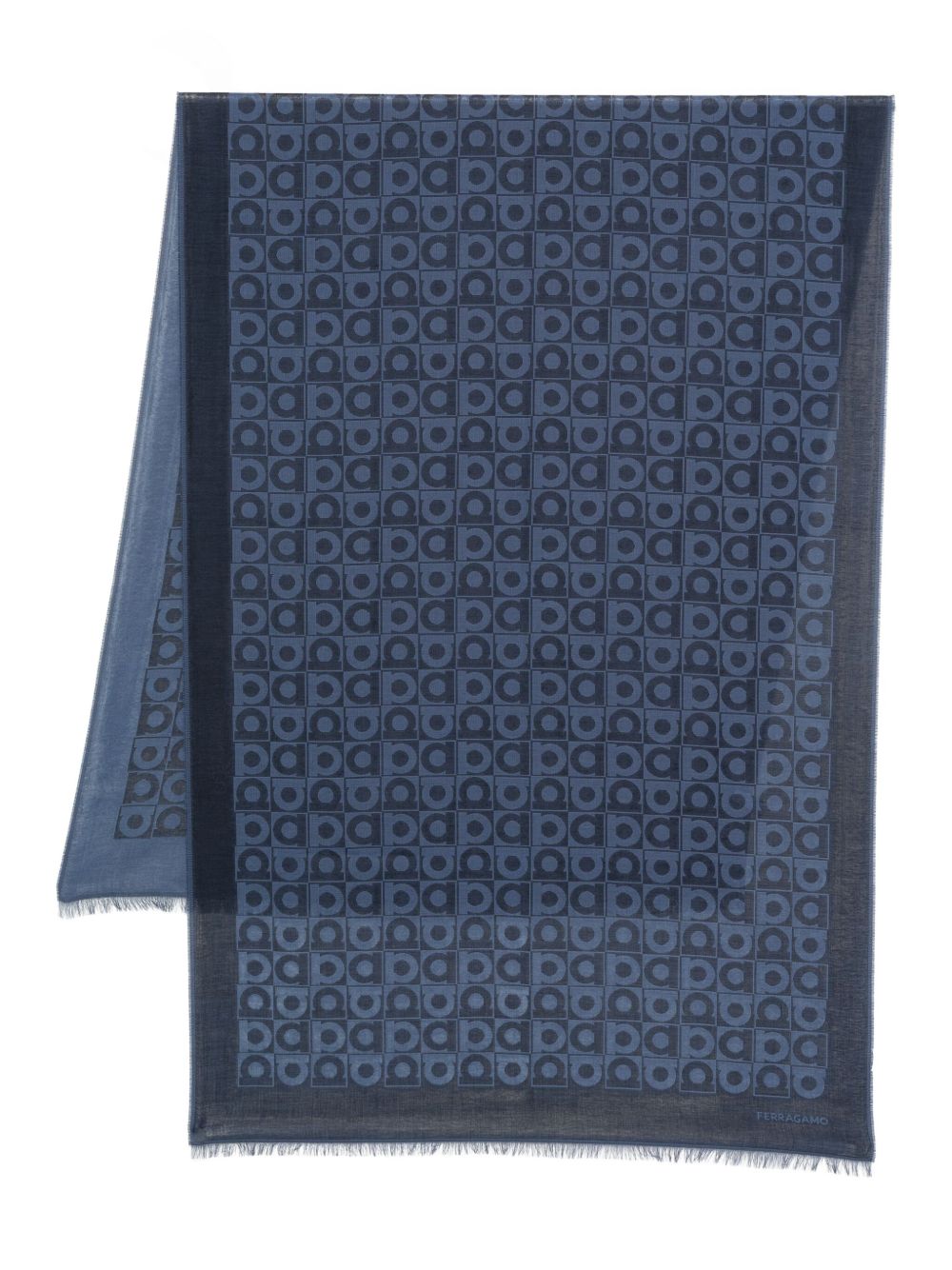 Ferragamo Printed wool scarf