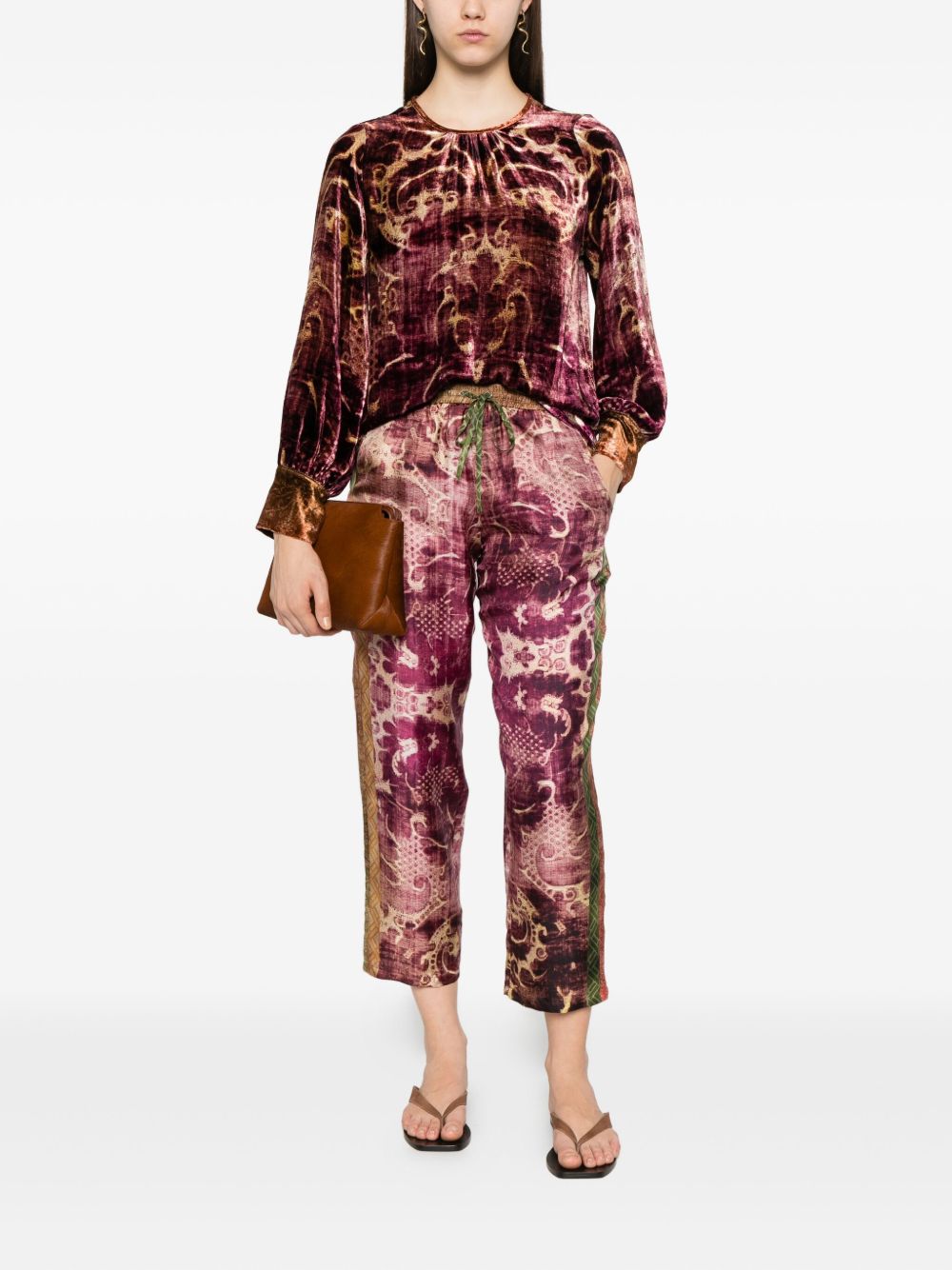 Pierre Louis Mascia Trousers Purple