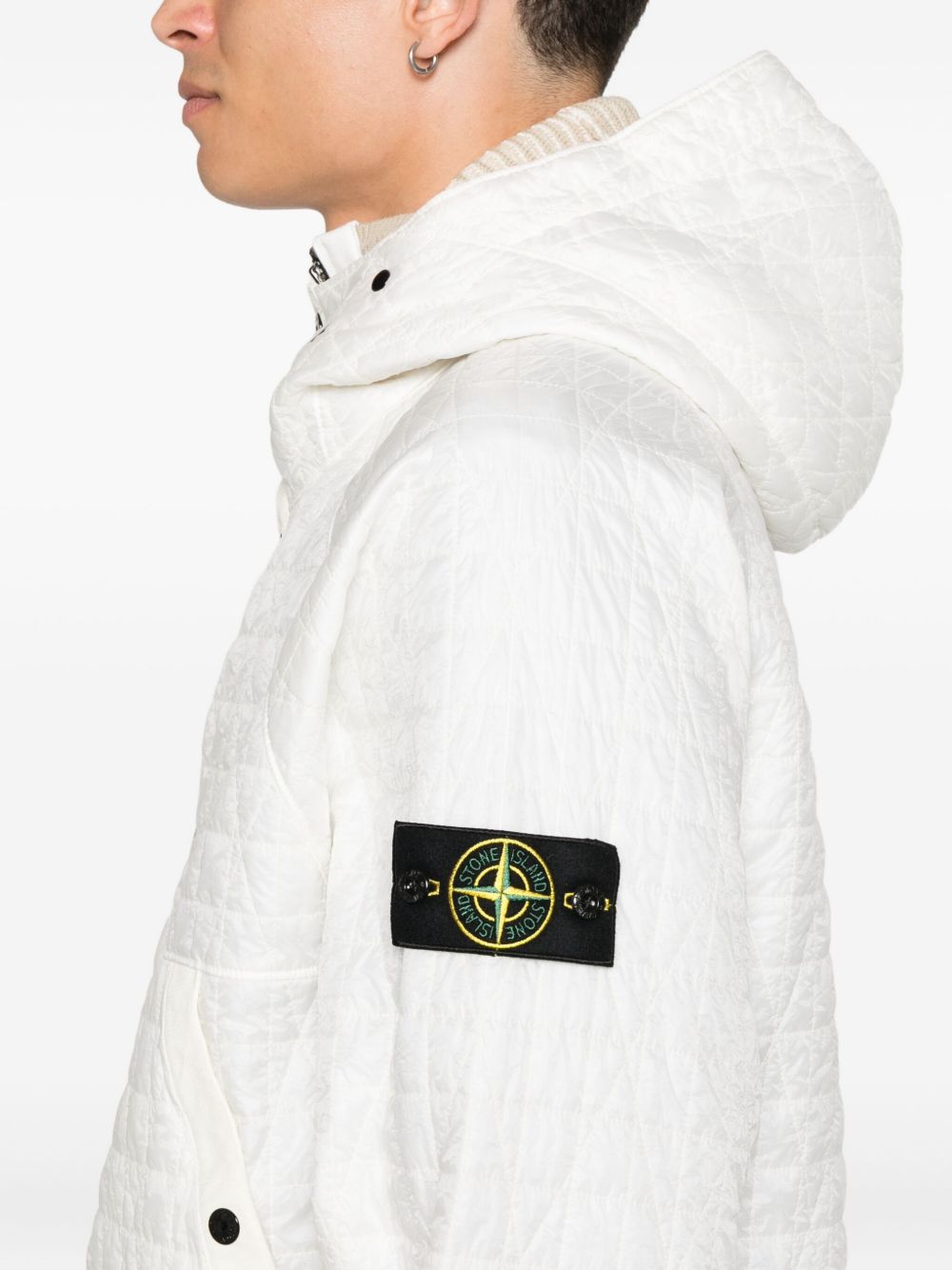 Stone Island Coats Ivory