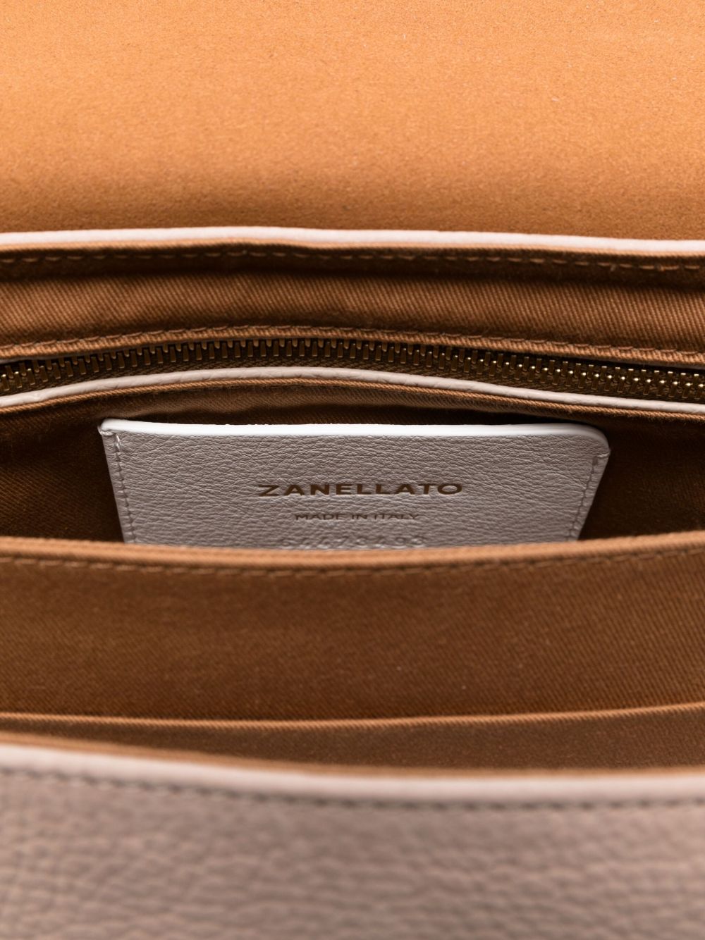 Zanellato Baby Postina double-clasp studded tote bag