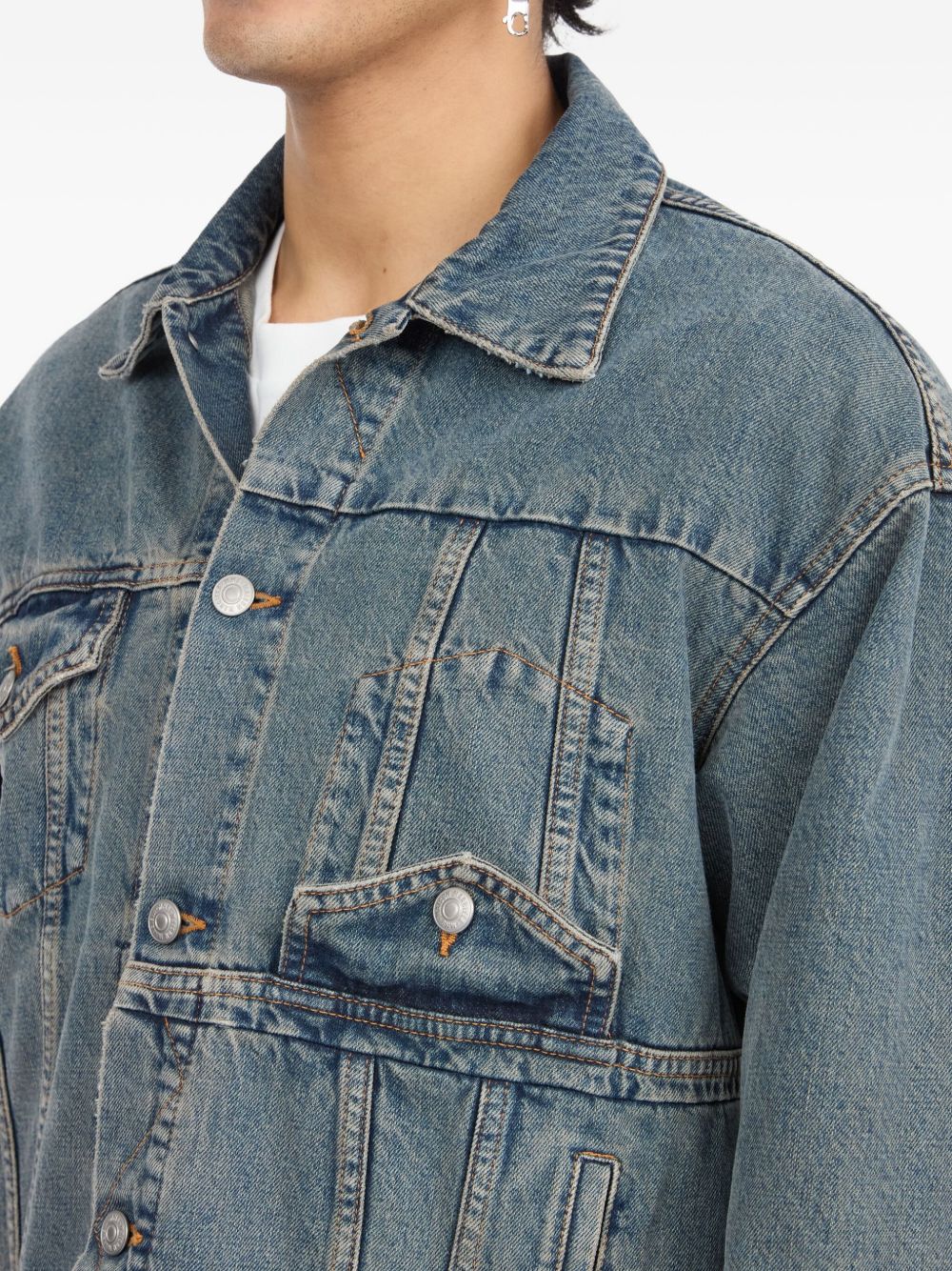 MM6 Maison Margiela Coats Clear Blue