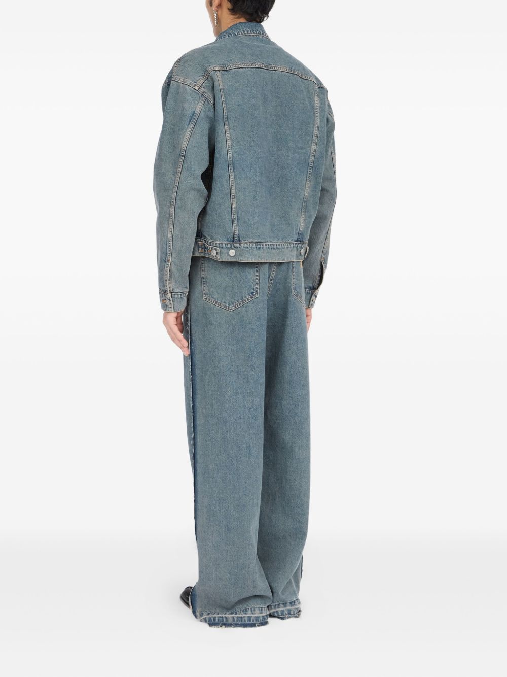 MM6 Maison Margiela Coats Clear Blue