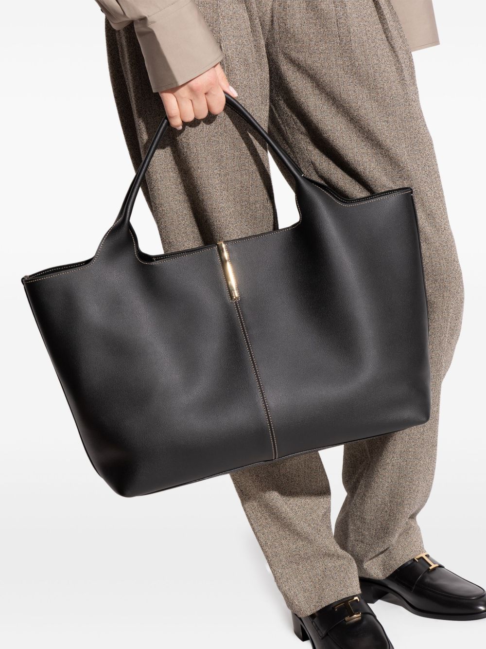 Tod's Medium-Small Leather Shopping Bag