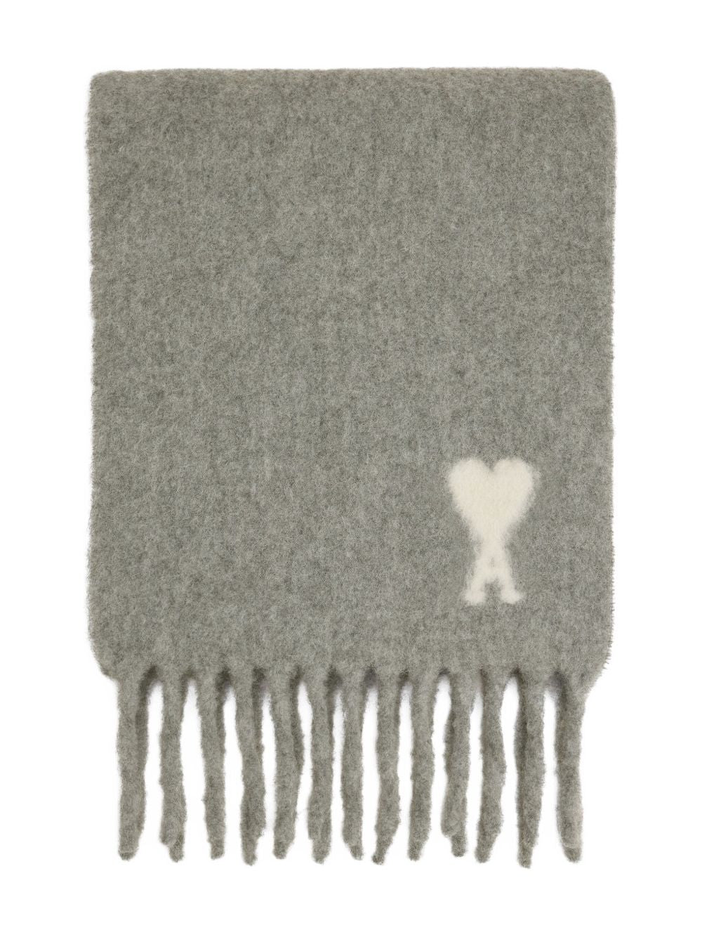 Ami Paris Ami De Coeur wool scarf