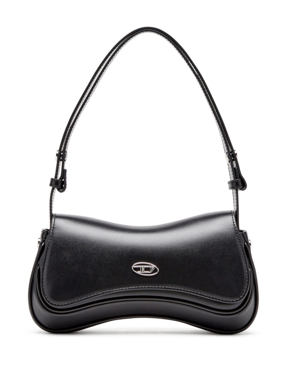 Diesel Play-Semi gloss leather clutch