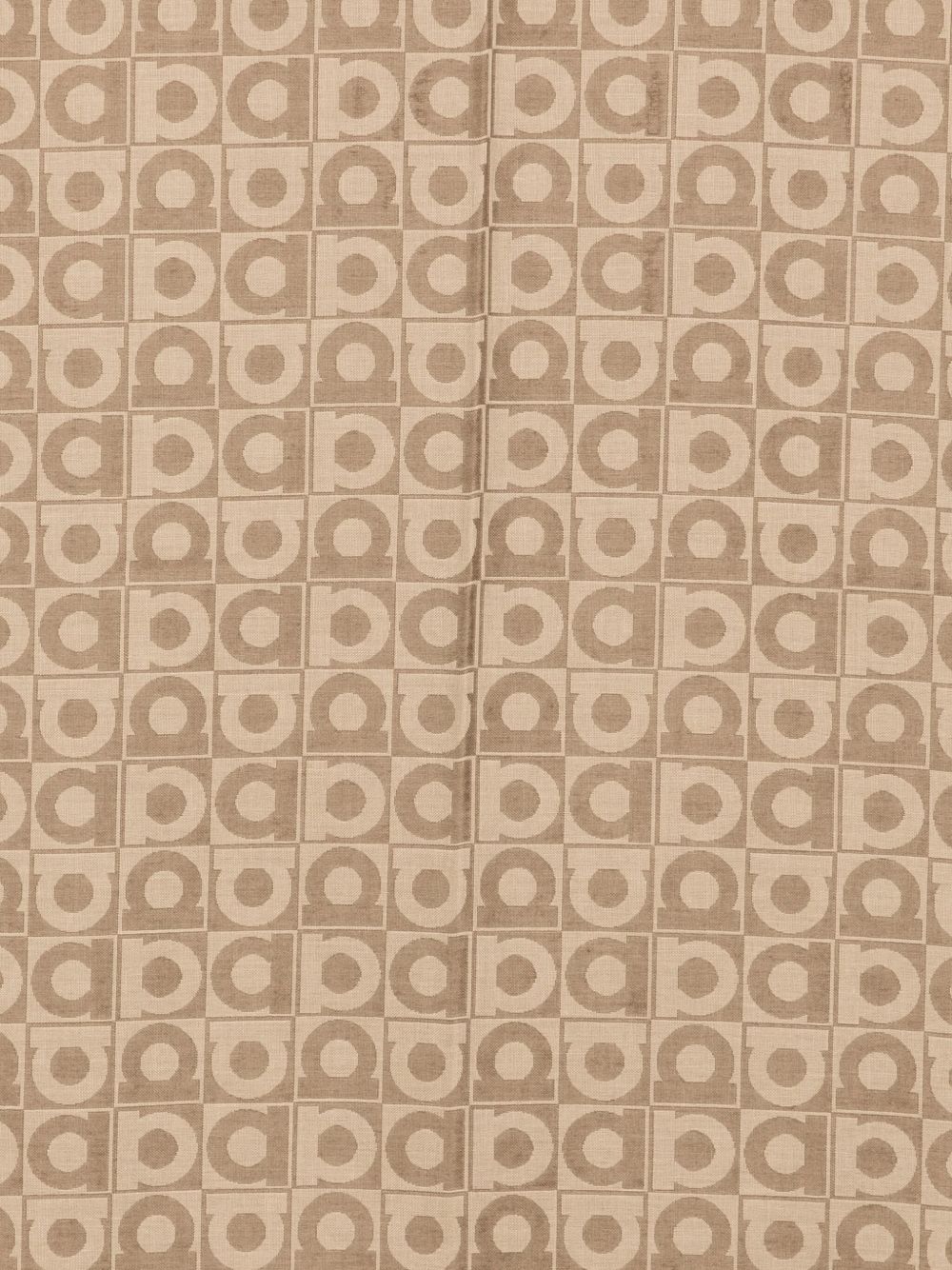 Ferragamo Gancini monogram-pattern scarf