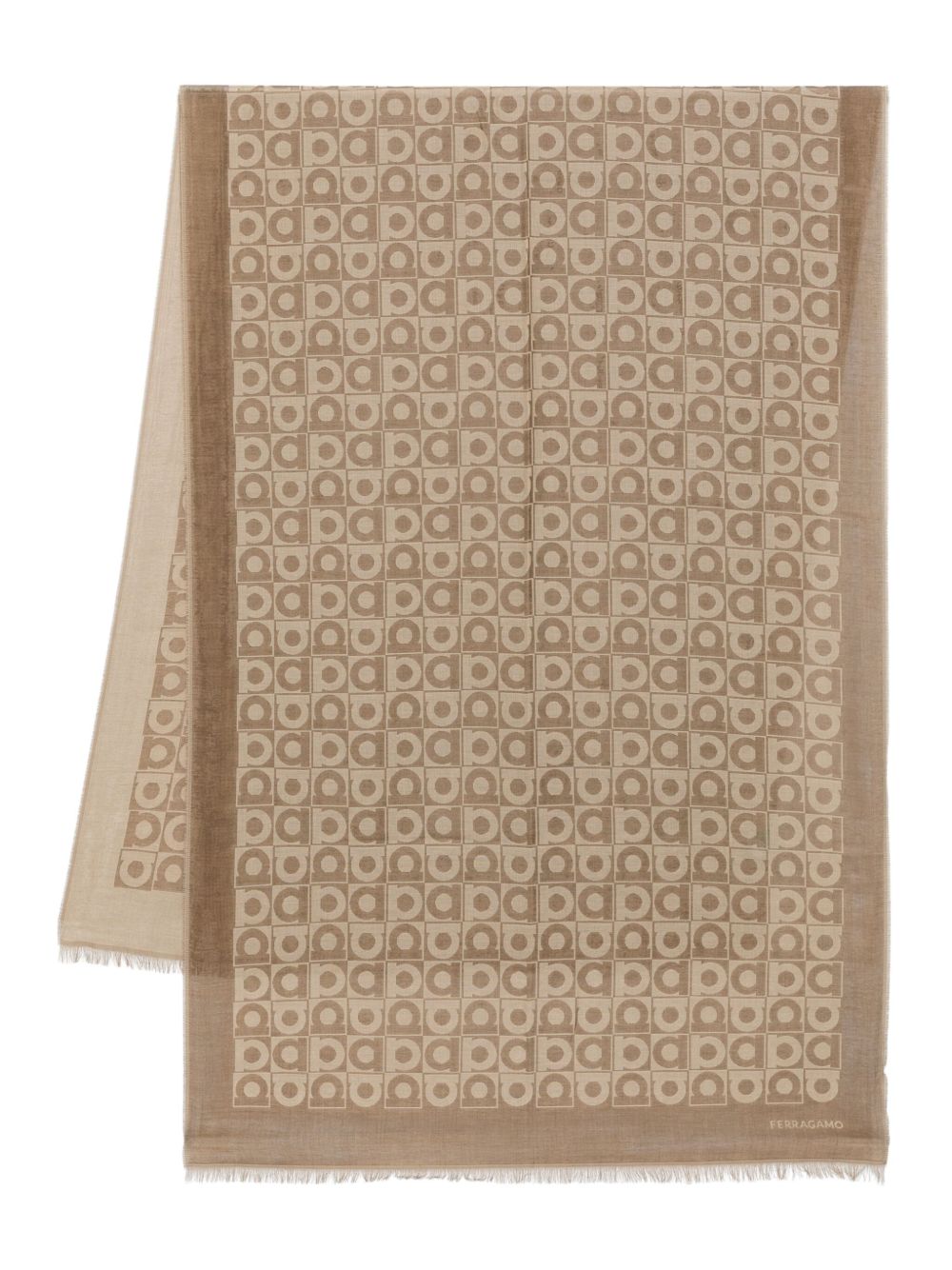Ferragamo Gancini monogram-pattern scarf