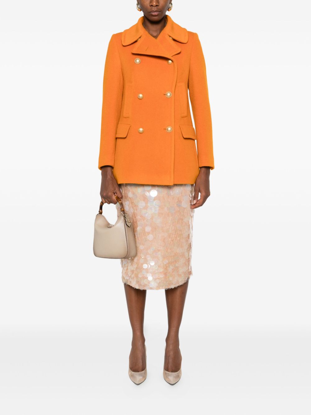 Tagliatore Coats Orange
