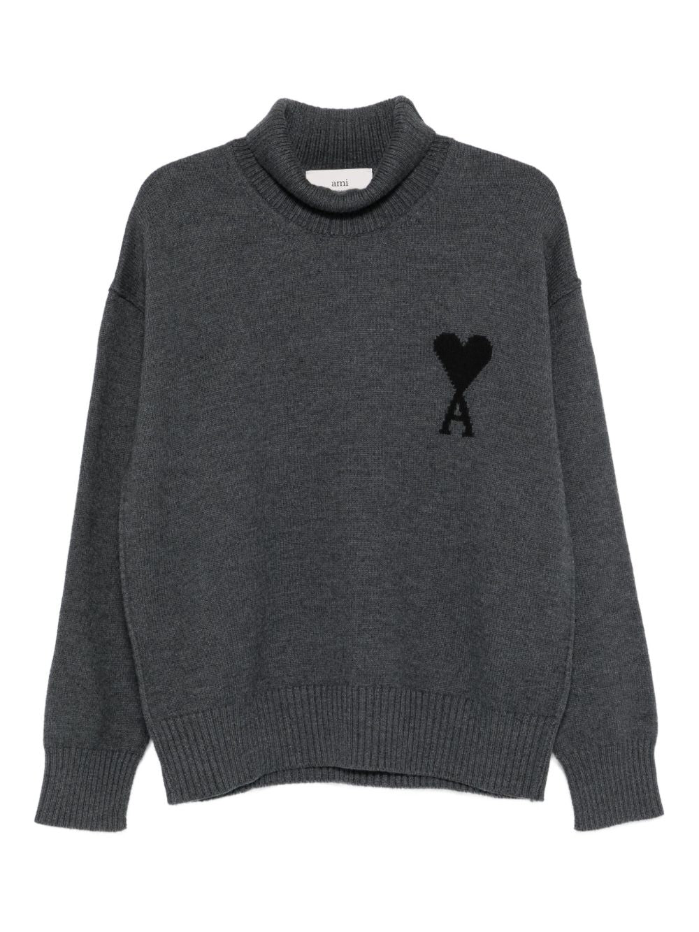 Ami Paris Sweaters Grey