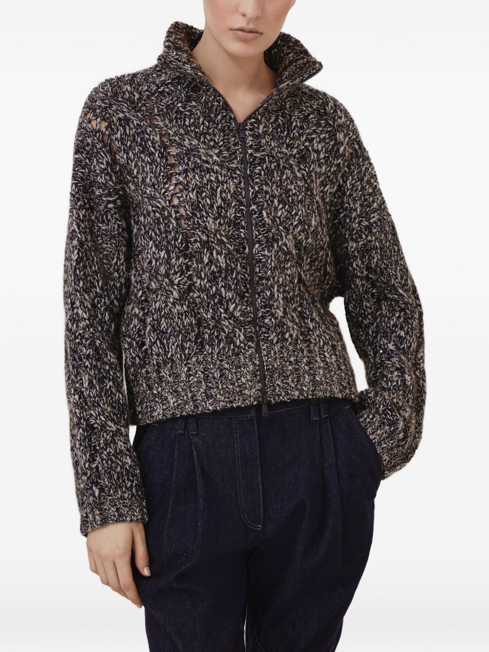Brunello Cucinelli Sweaters Blue