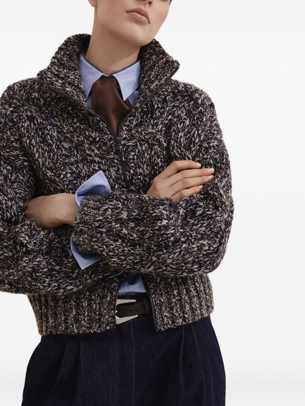 Brunello Cucinelli Sweaters Blue