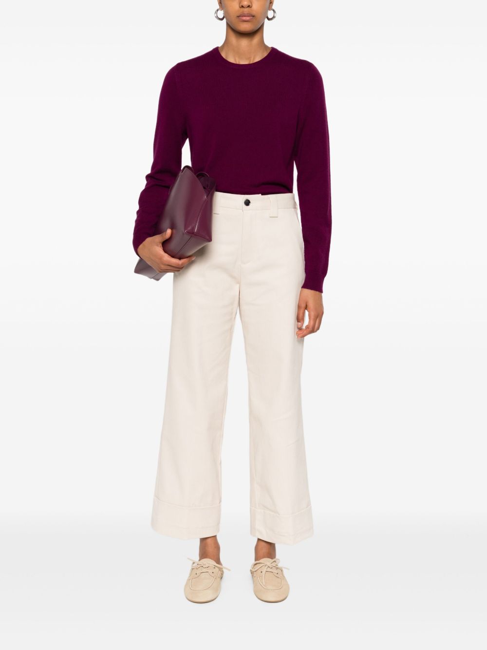 WHITE SAND Trousers Beige