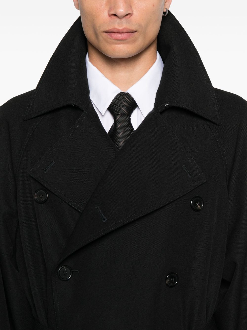 Saint Laurent  Coats Black